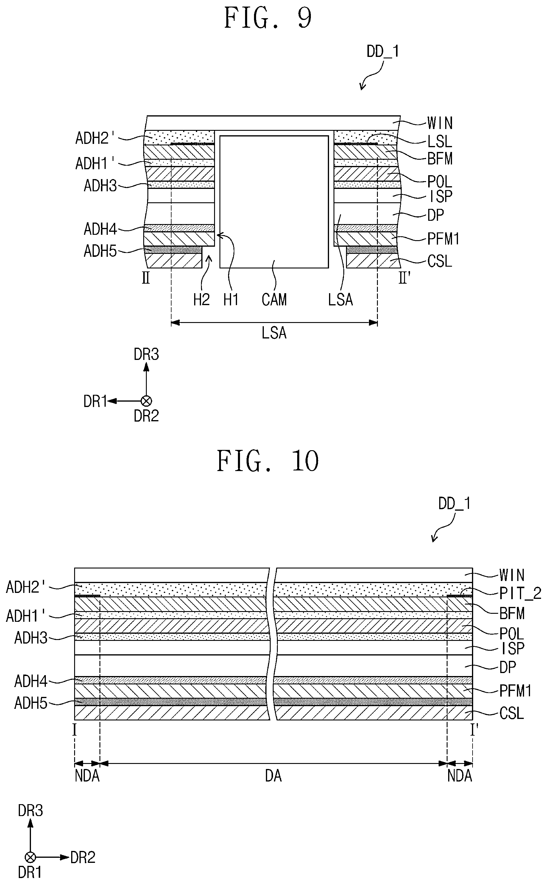 Patent US12433134 Figure 10 – Display device and method for manufacturing the same