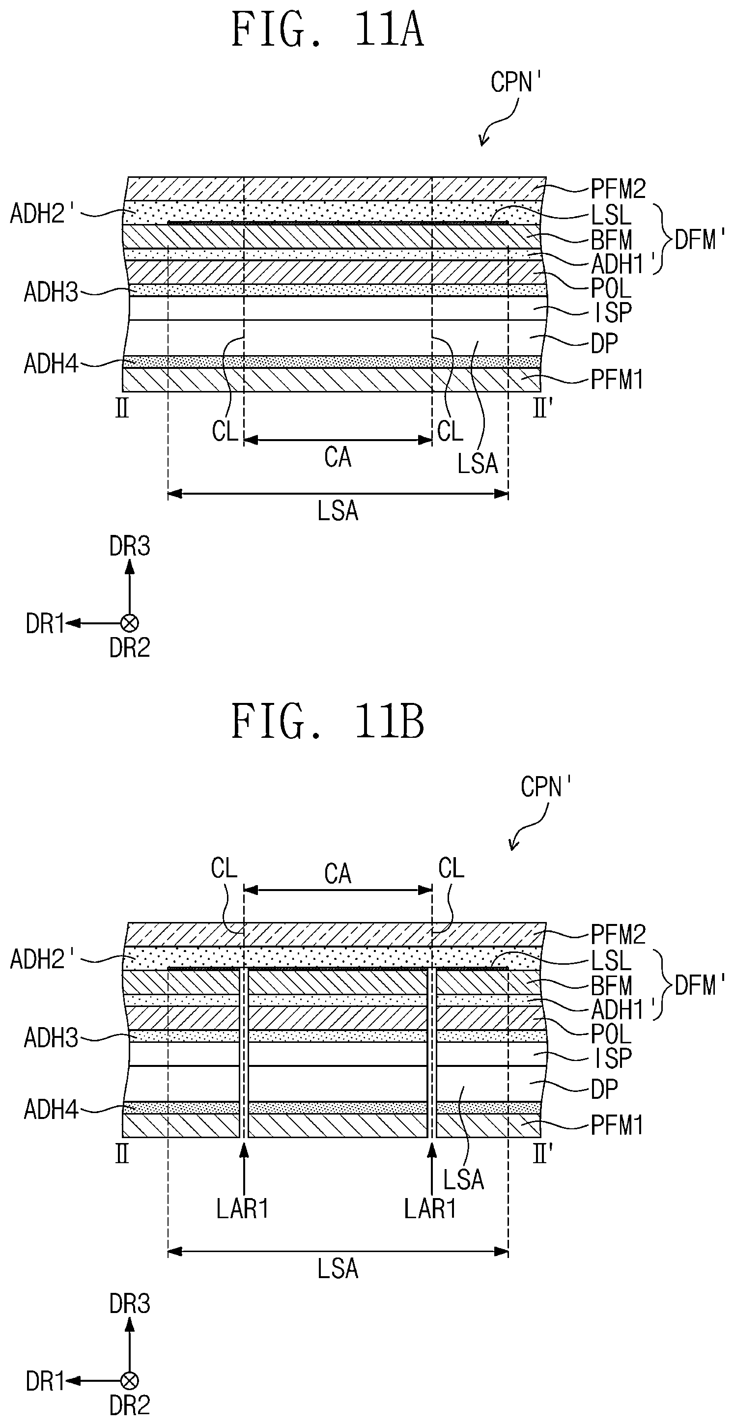 Patent US12433134 Figure 11 – Display device and method for manufacturing the same