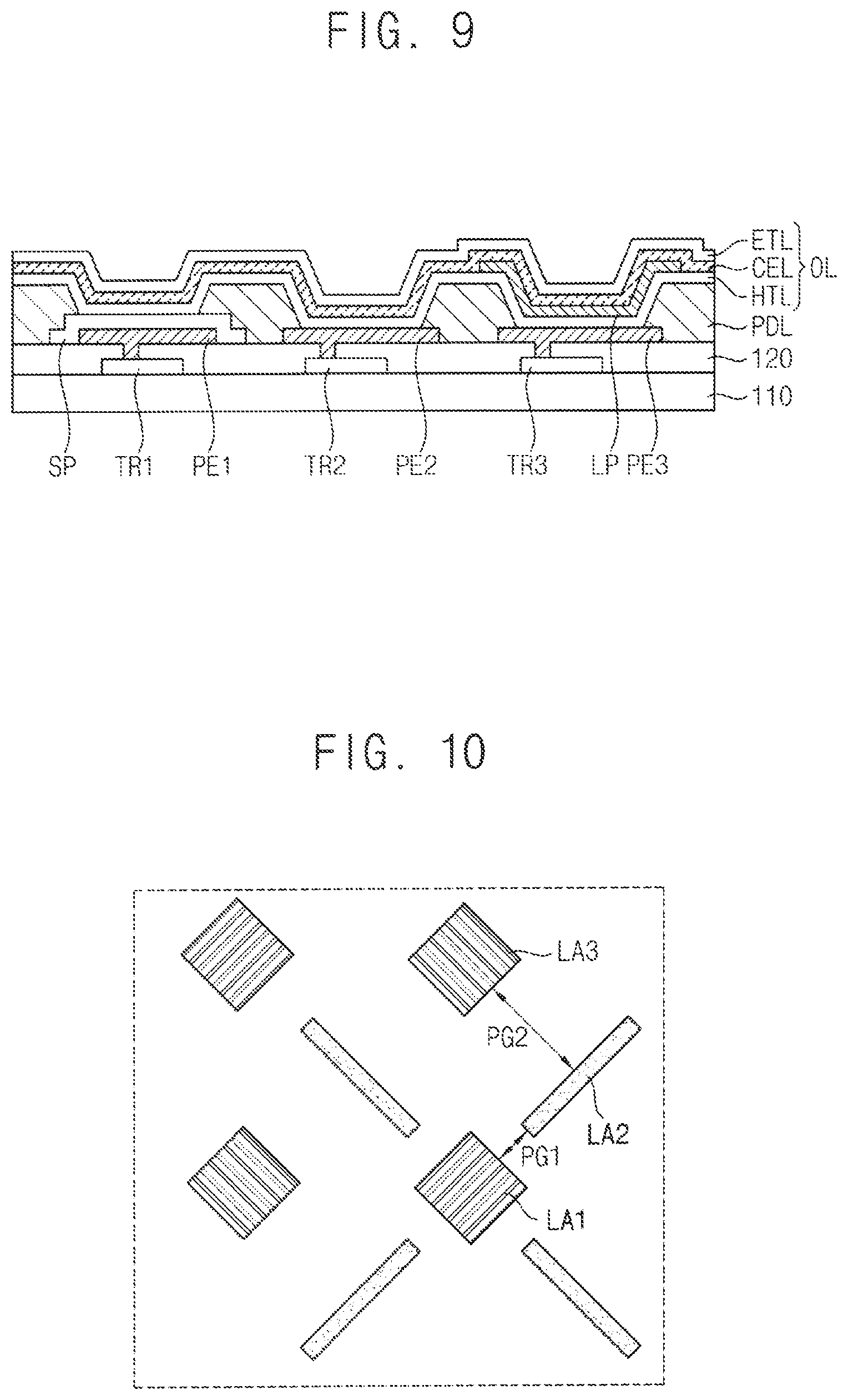 Patent US12433138 Figure 5 – Organic light-emitting display device and method for manufacturing the same