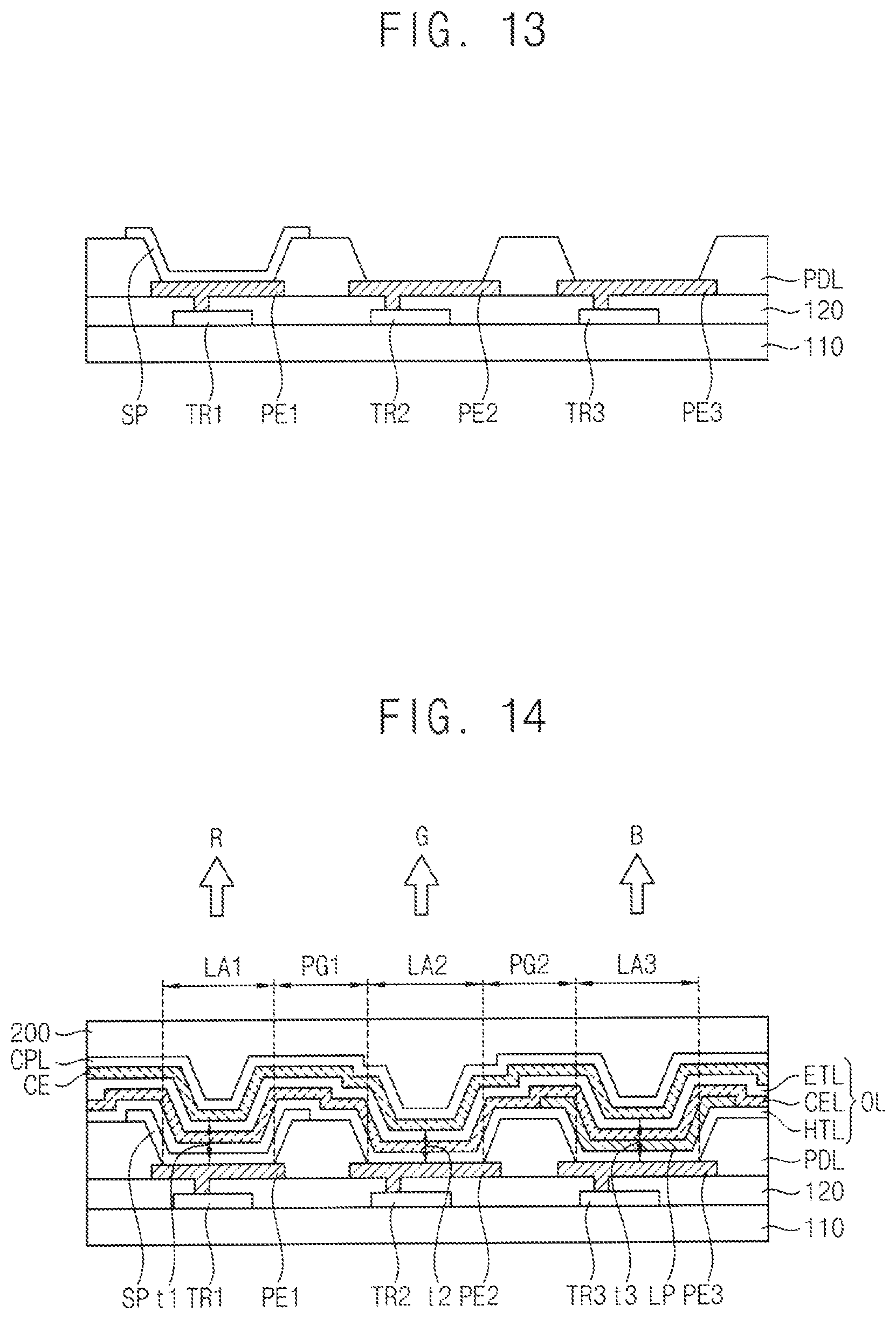 Patent US12433138 Figure 7 – Organic light-emitting display device and method for manufacturing the same