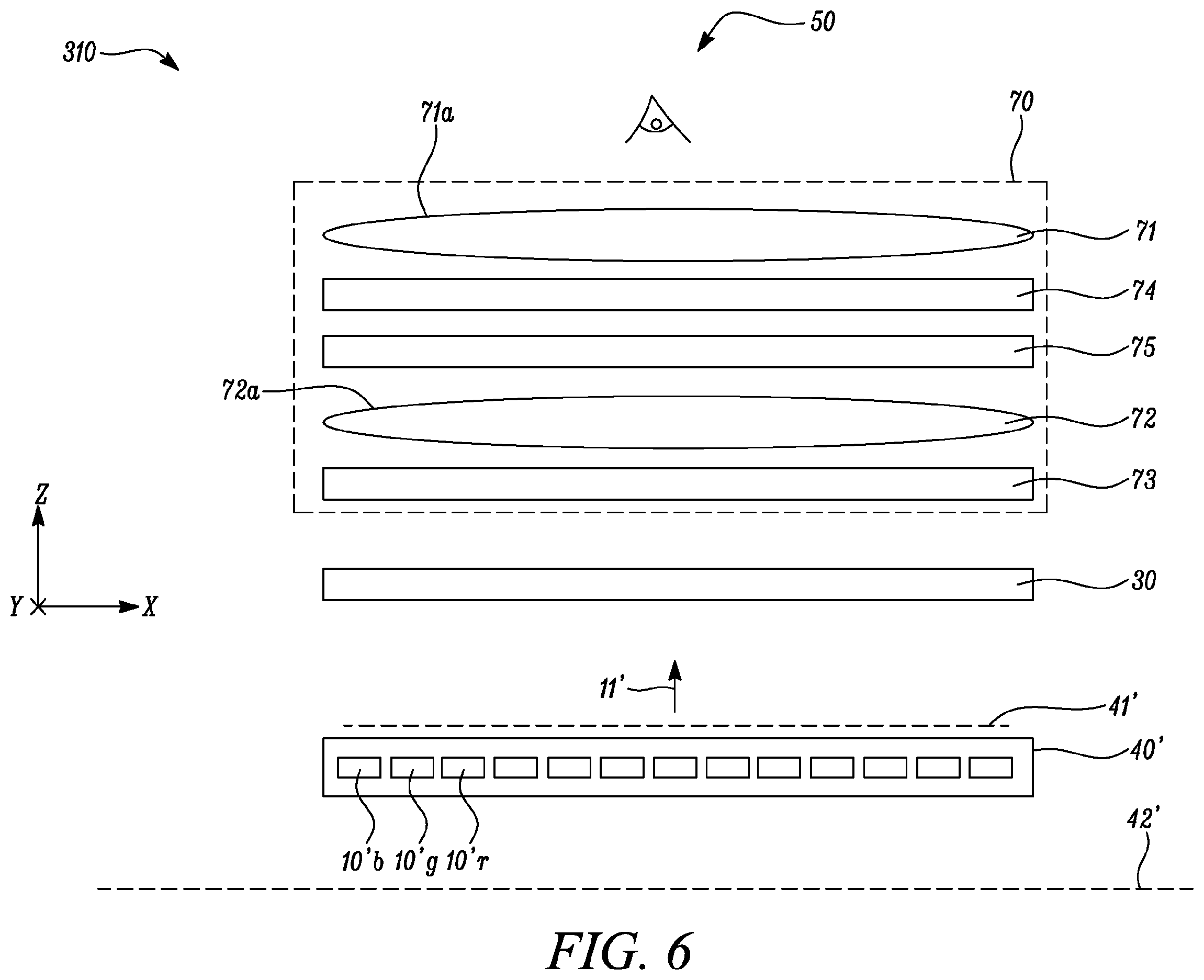 Patent US12433140 Figure 6 – Display and display system