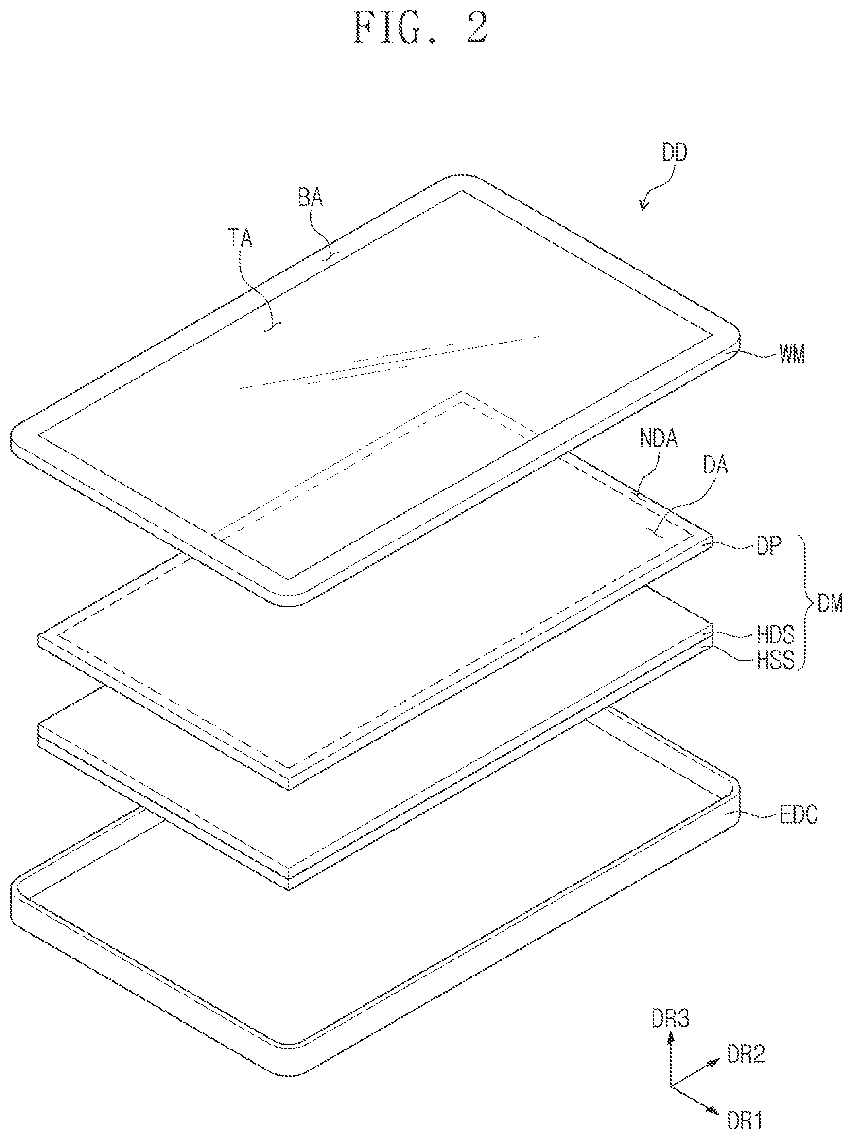 Patent US12433141 Figure 2 – Display device