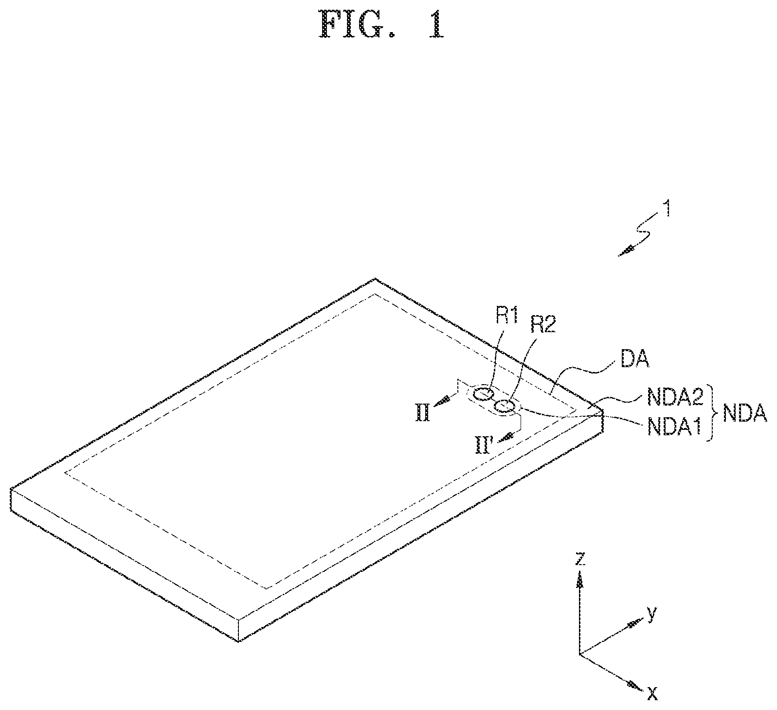 Patent US12433143 — Display panel — Figure 1