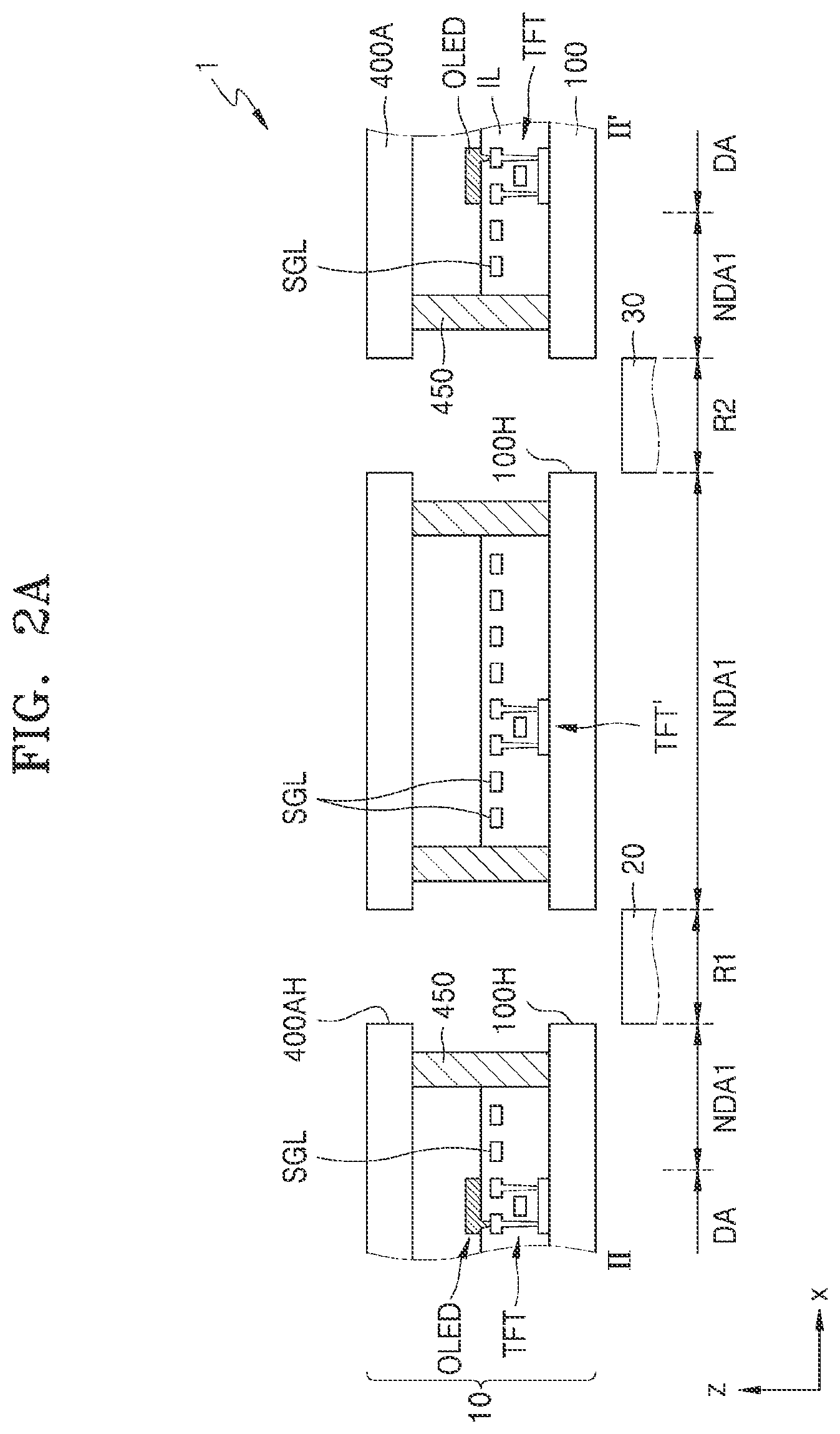 Patent US12433143 Figure 2 – Display panel