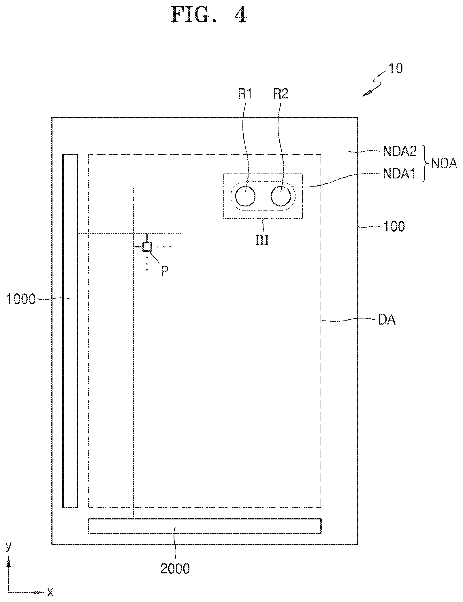 Patent US12433143 Figure 8 – Display panel