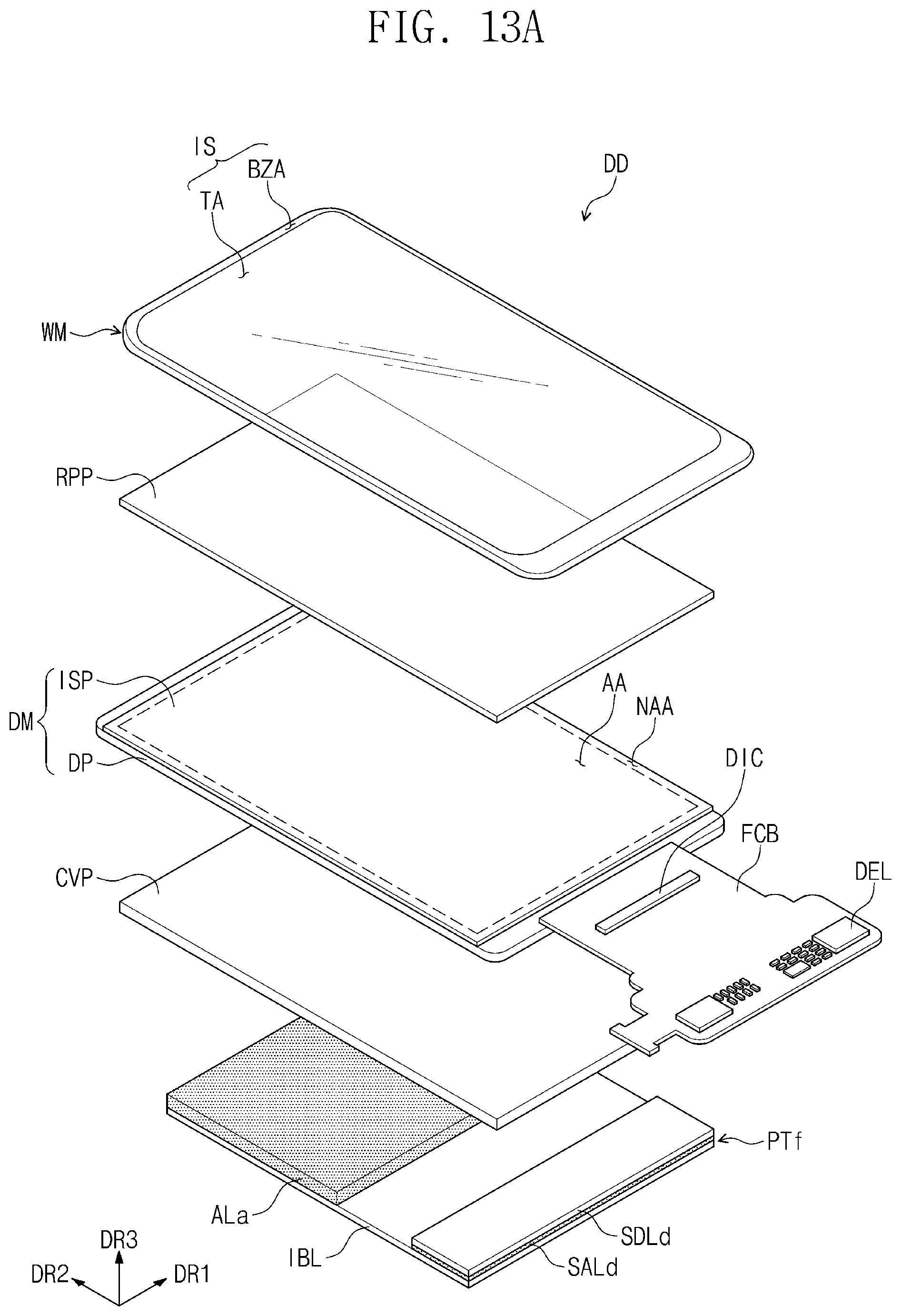 Patent US12433145 Figure 18 – Display device having protection tape and method for fabricating electronic device using the same