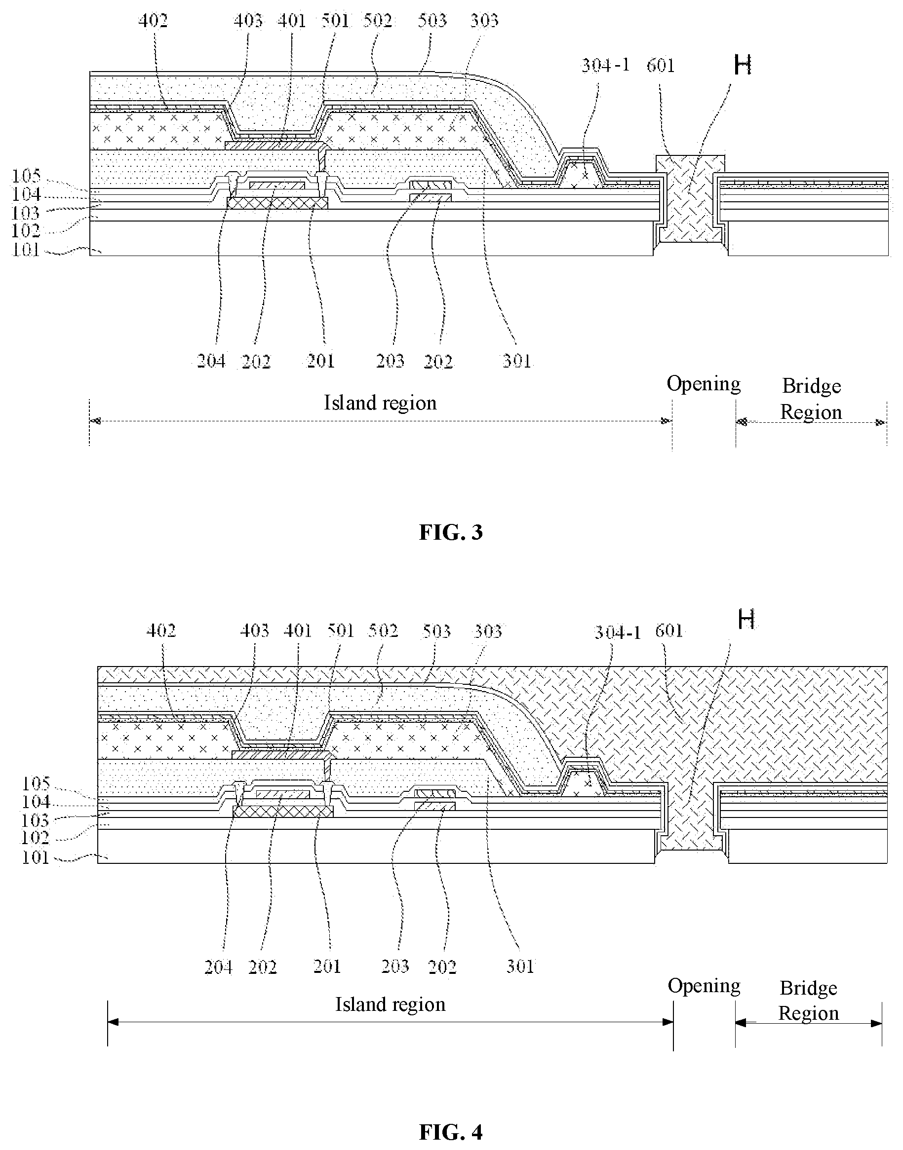 Patent US12433146 Figure 2 – Stretchable display panel and method for manufacturing stretchable display panel