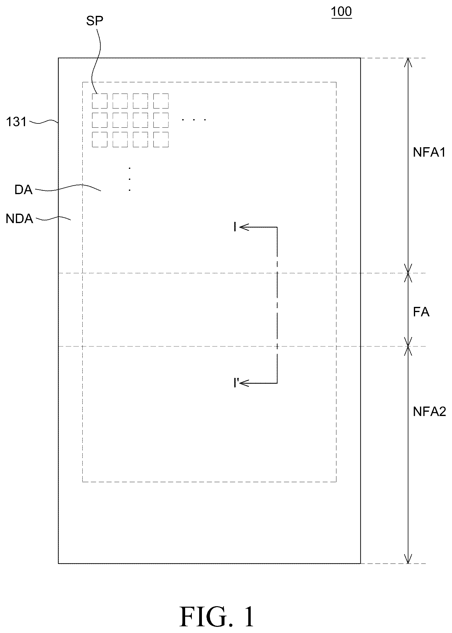 Patent US12433147 Figure 1 – Flexible display device