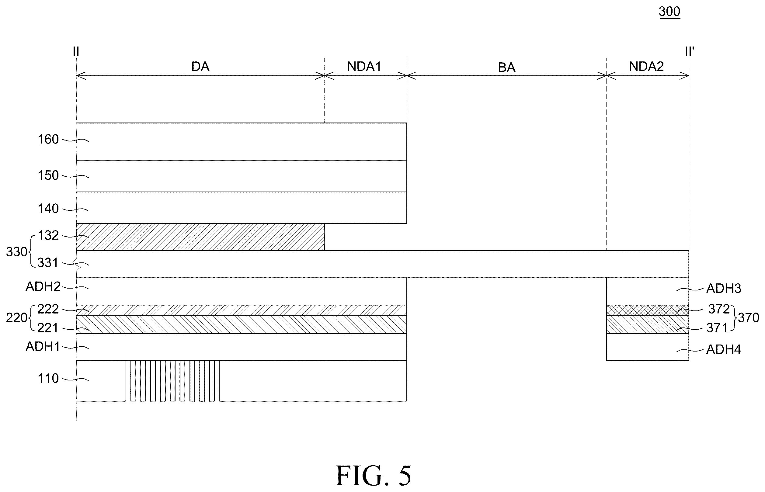 Patent US12433147 Figure 5 – Flexible display device