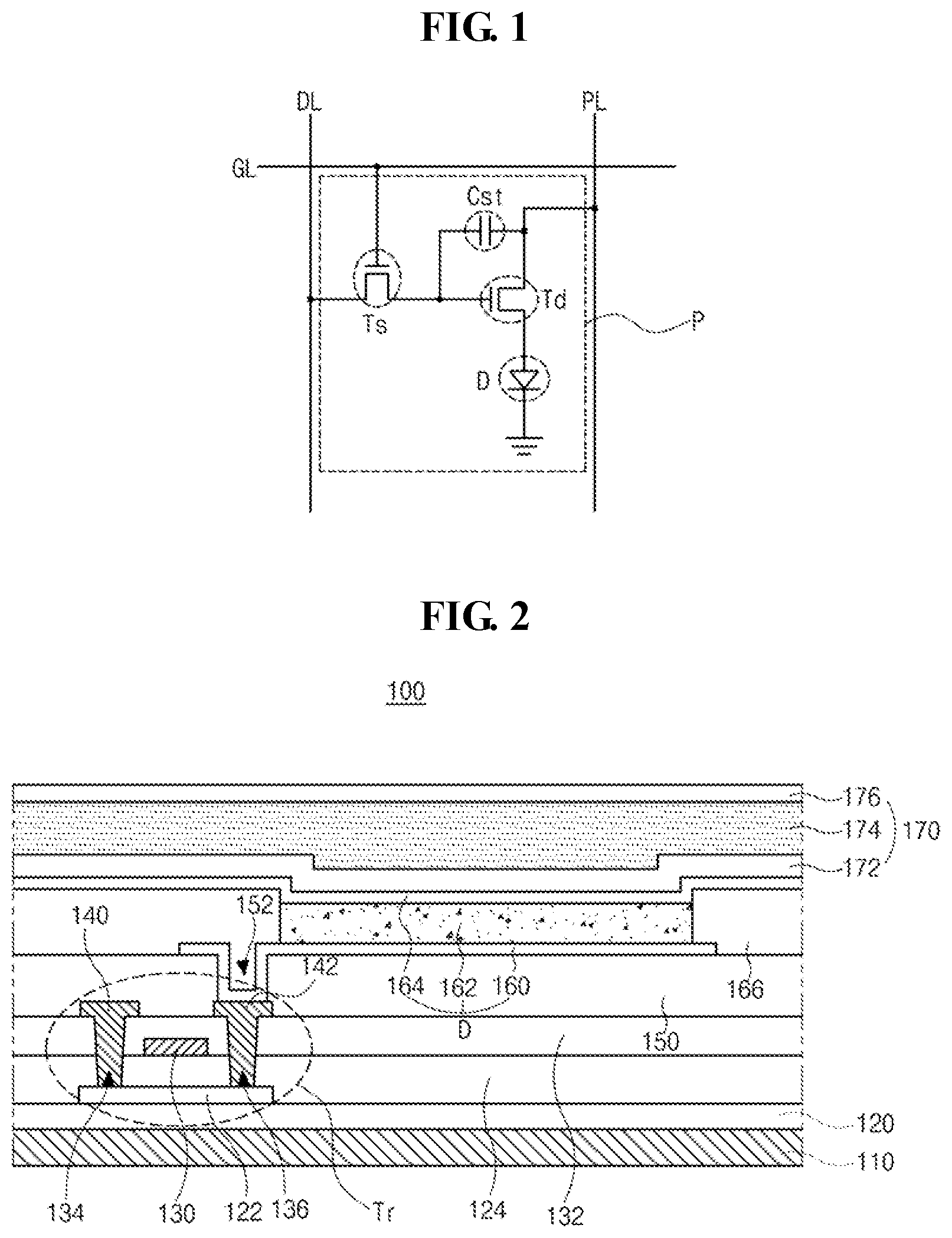 Patent US12433159 — Organic compound, and organic light emitting diode and organic light emitting device including the same — Figure 1