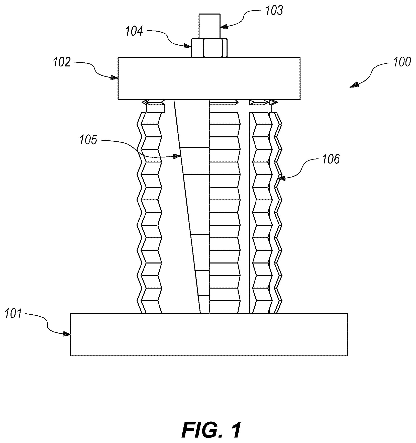 Patent US12433166 Figure 1 – Ceramic stack assembly fixture