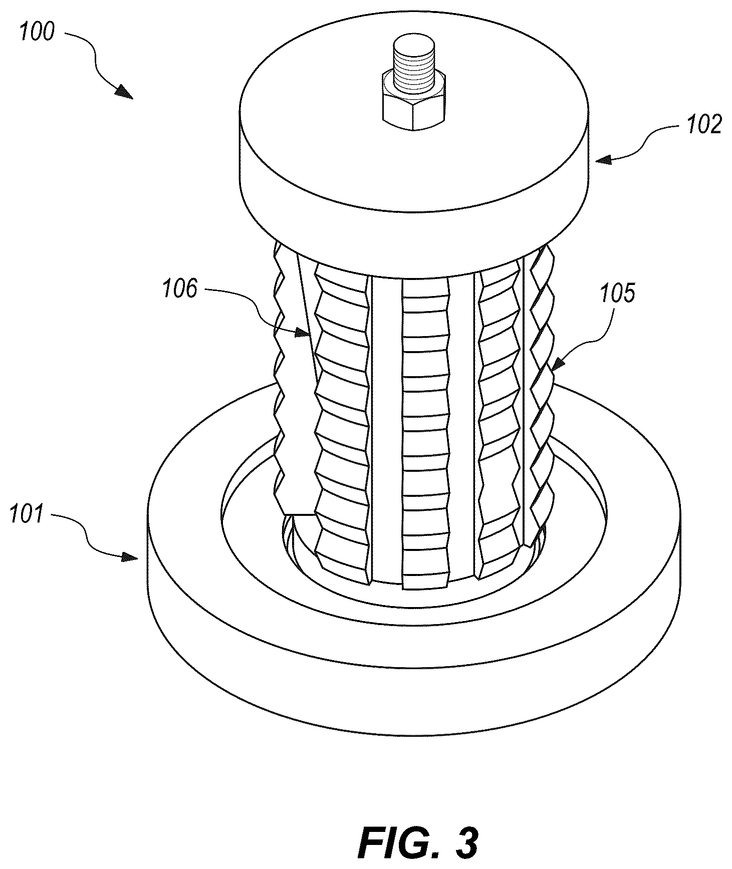 Patent US12433166 Figure 3 – Ceramic stack assembly fixture