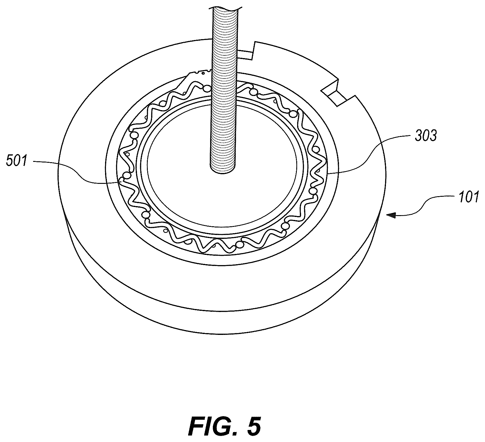 Patent US12433166 Figure 5 – Ceramic stack assembly fixture