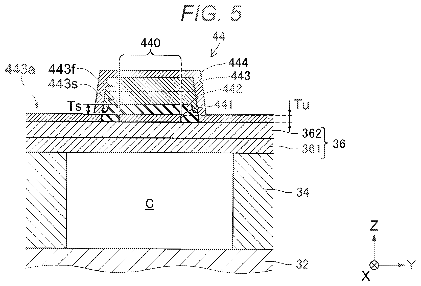 Patent US12433167 Figure 4 – Piezoelectric element, droplet dispensing head, actuator, and vibrator