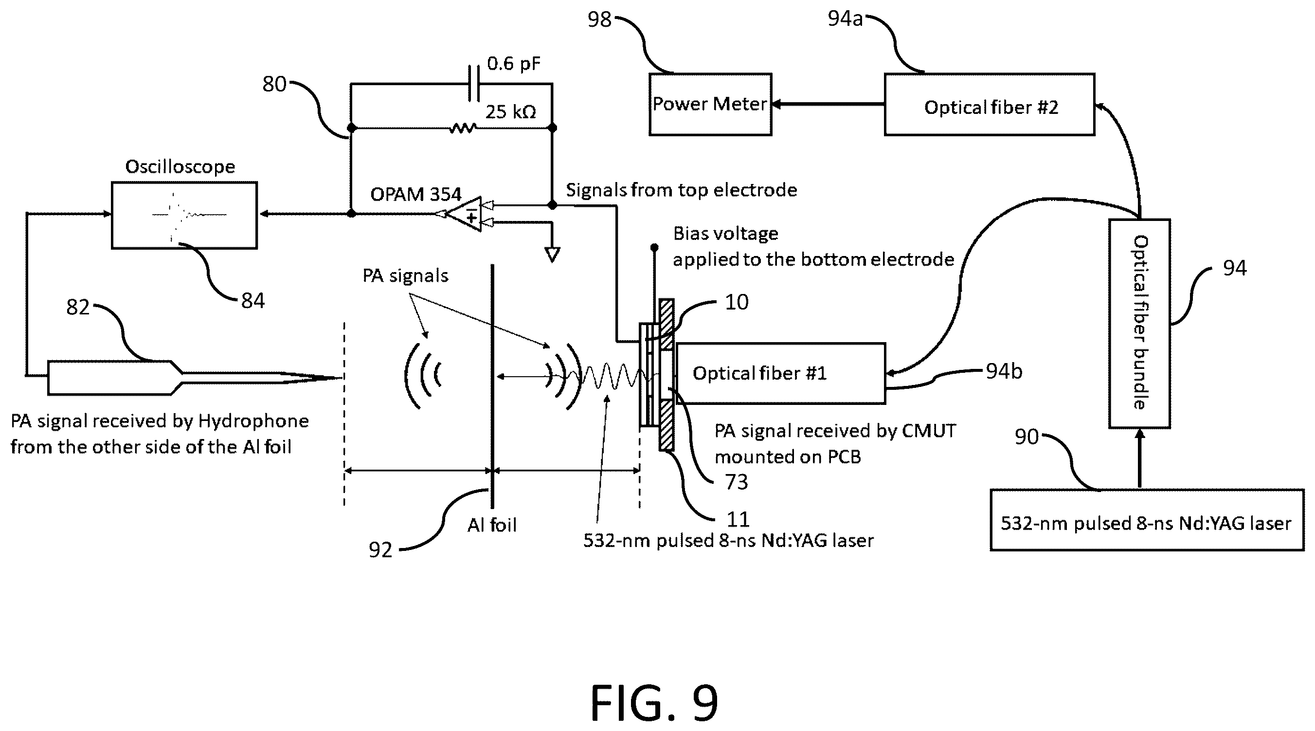 Patent US12433168 Figure 8 – Transparent ultrasound transducers