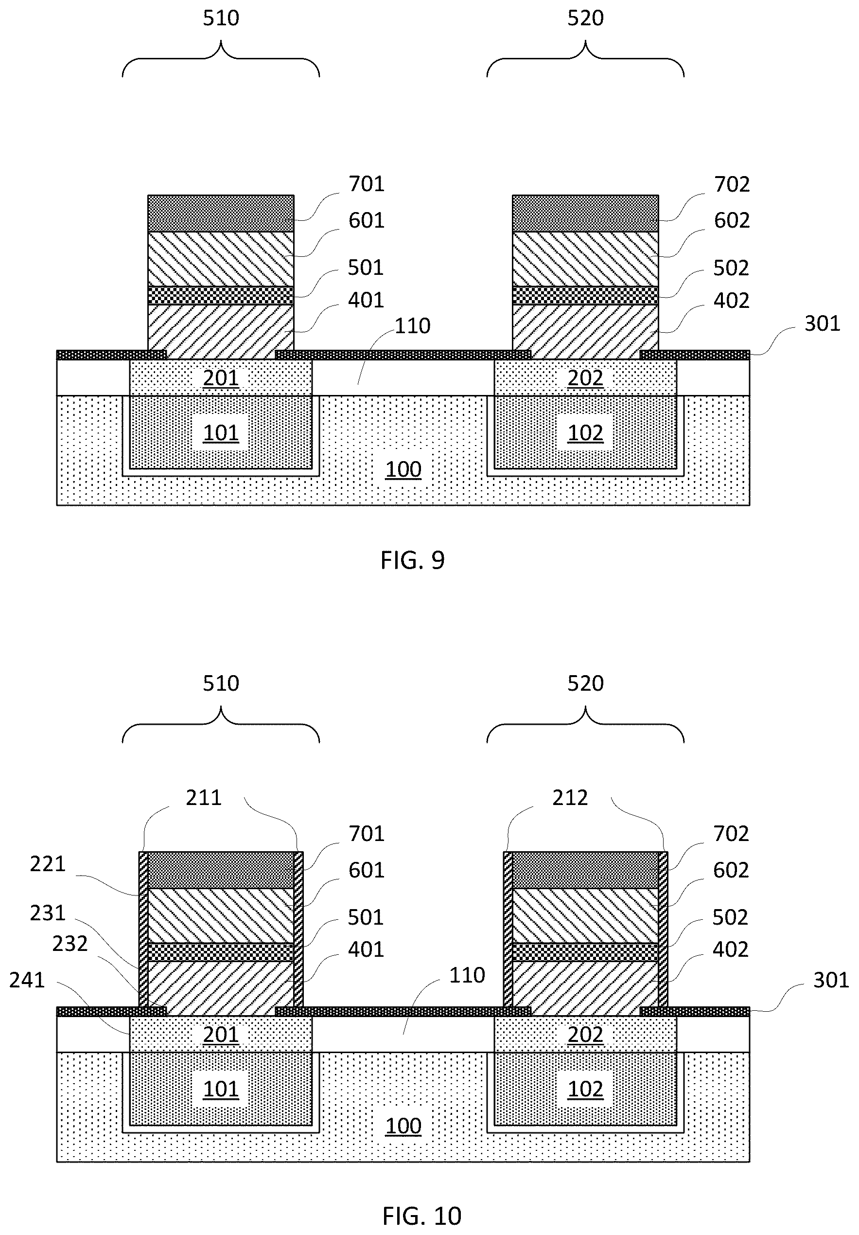 Patent US12433170 Figure 5 – MRAM structure with a T-shaped ferromagnetic layer