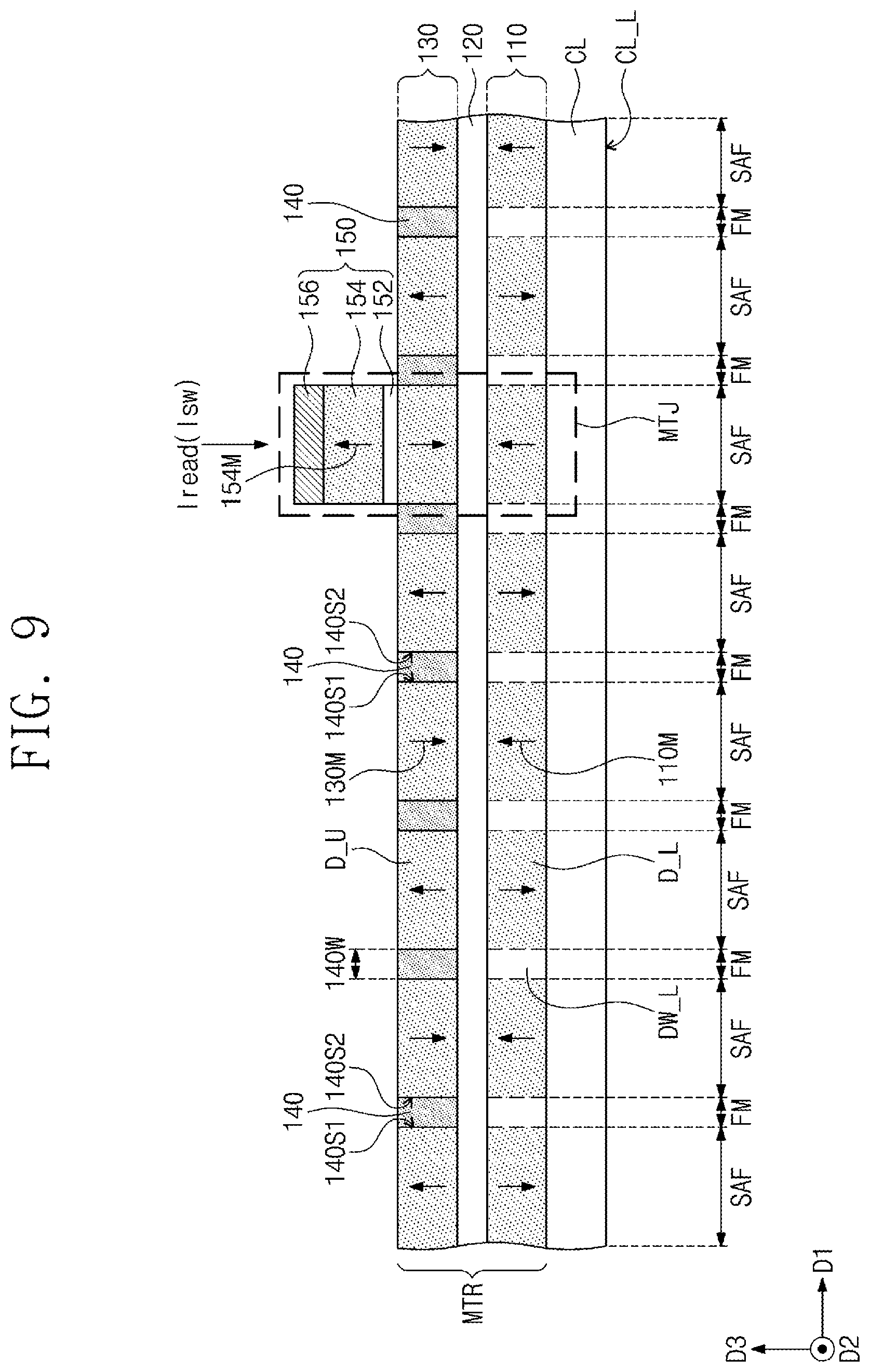 Patent US12433171 Figure 10 – Magnetic memory devices
