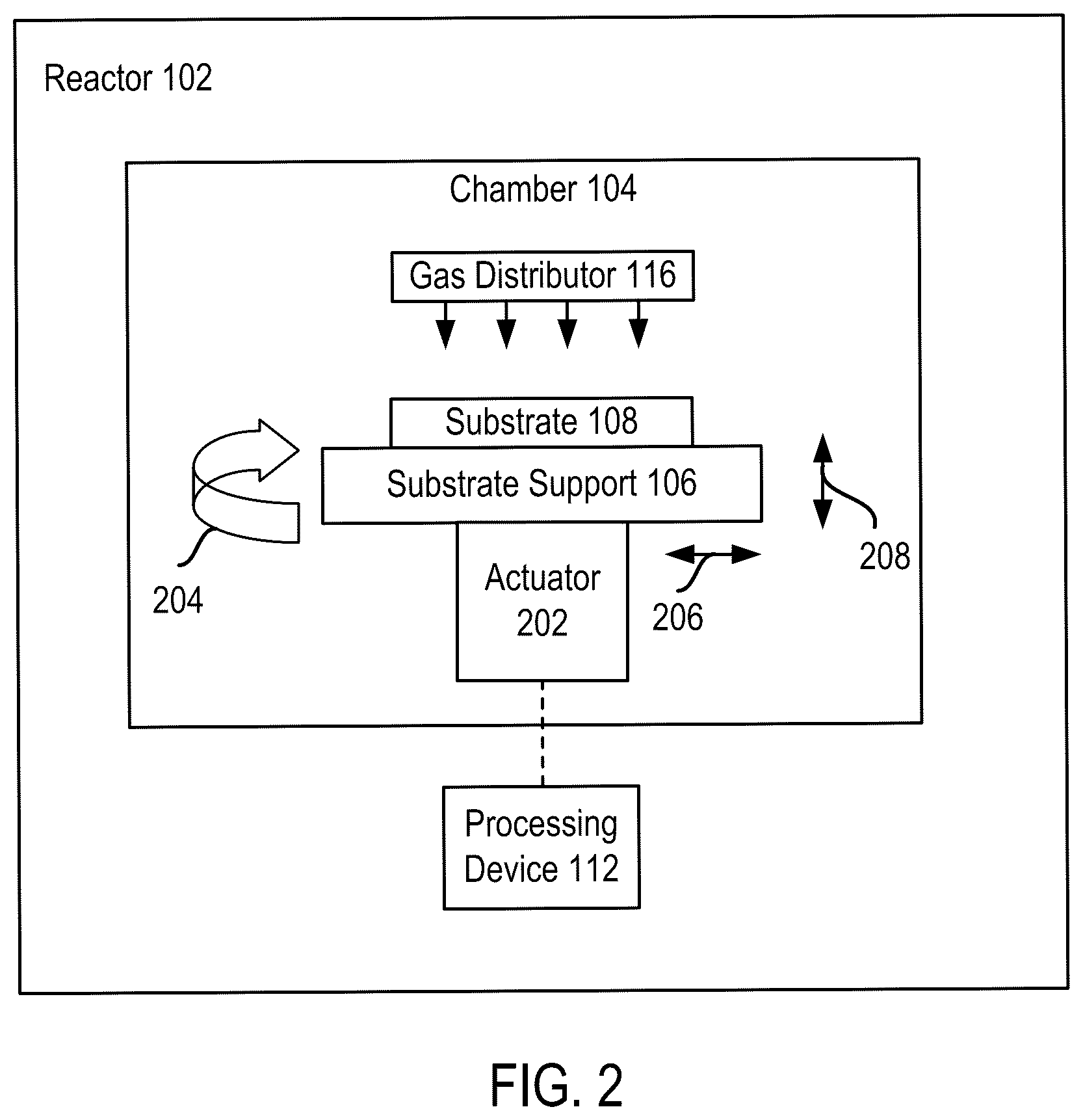 Patent US12433175 Figure 2 – Reactor to form films on sidewalls of memory cells