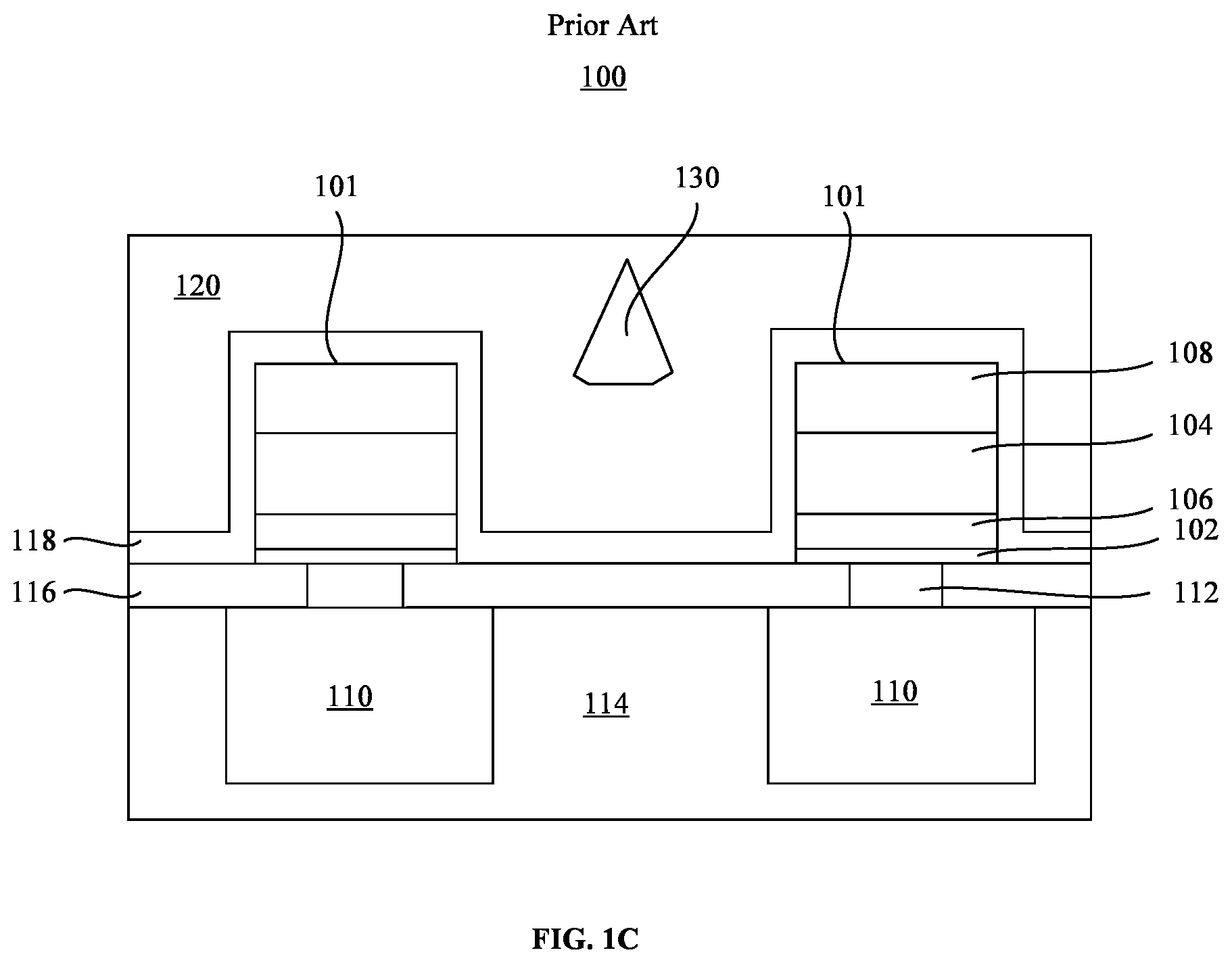 Patent US12433177 Figure 2 – Memory device having improved memory cell structures to prevent formation of voids therein