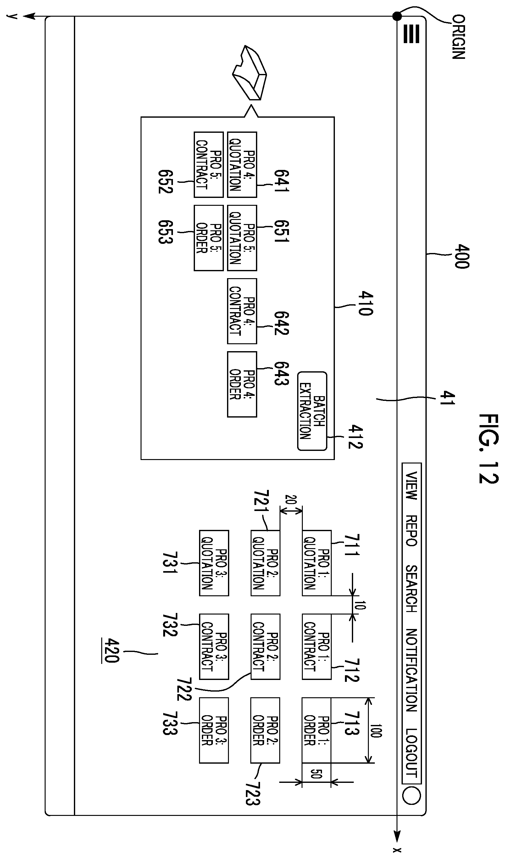 Patent US12437006 Figure 12 – Information processing apparatus, non-transitory computer readable medium storing program, and information processing method for document alignment