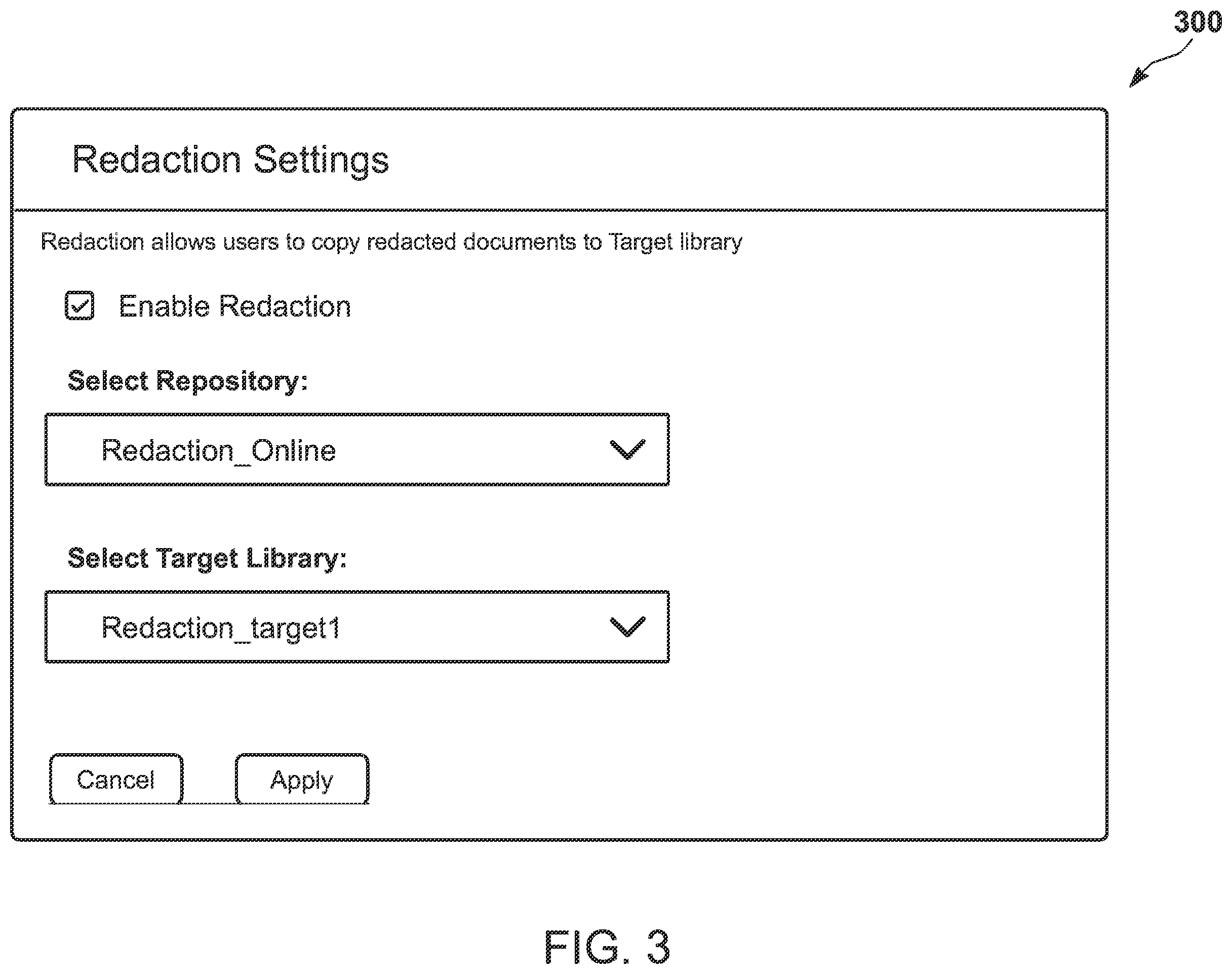 Patent US12437009 Figure 3 – Systems for redaction of documents in a web-based collaborative platform