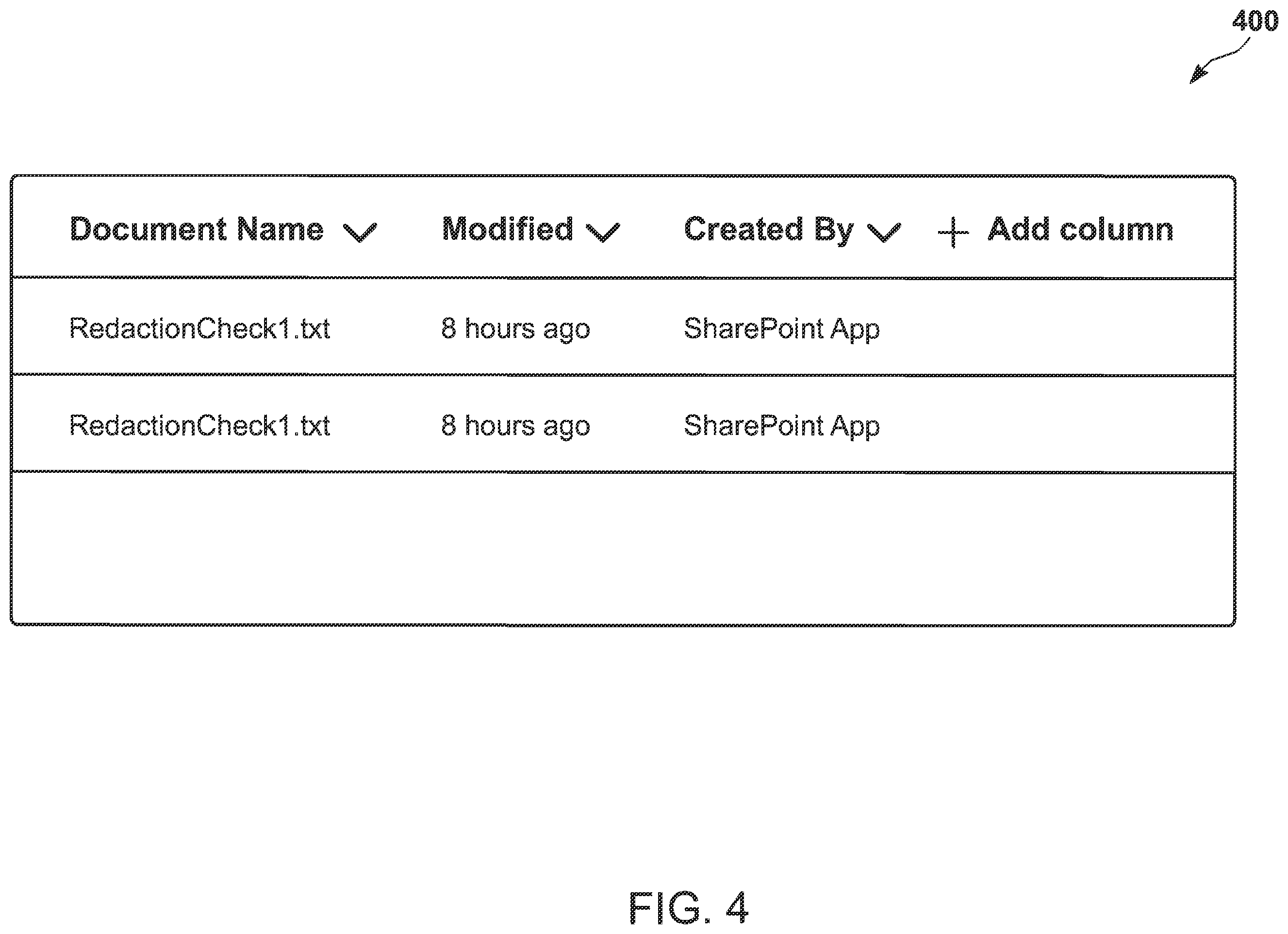 Patent US12437009 Figure 4 – Systems for redaction of documents in a web-based collaborative platform