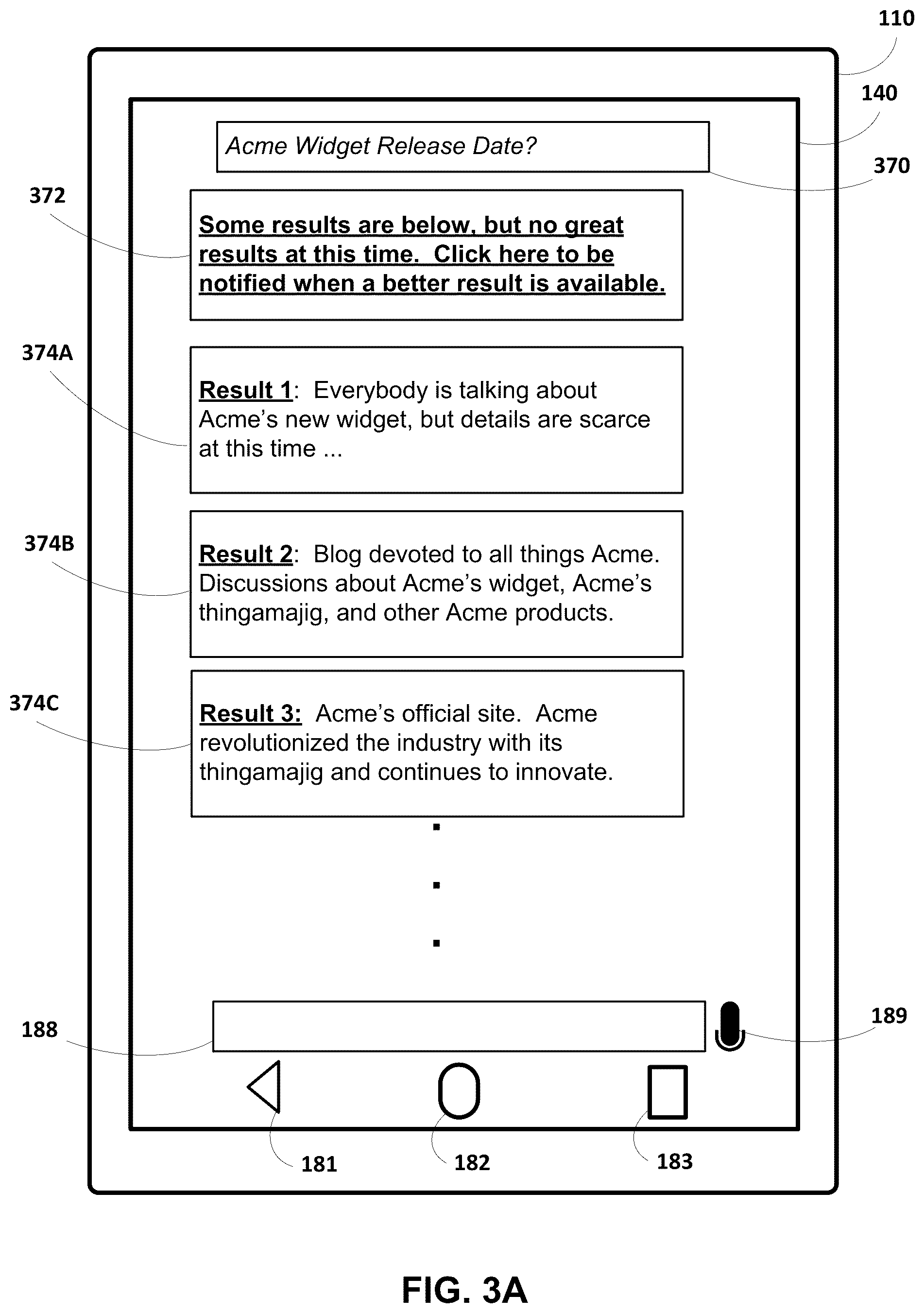Patent US12437012 Figure 3 – Autonomously providing search results post-facto, including in assistant context