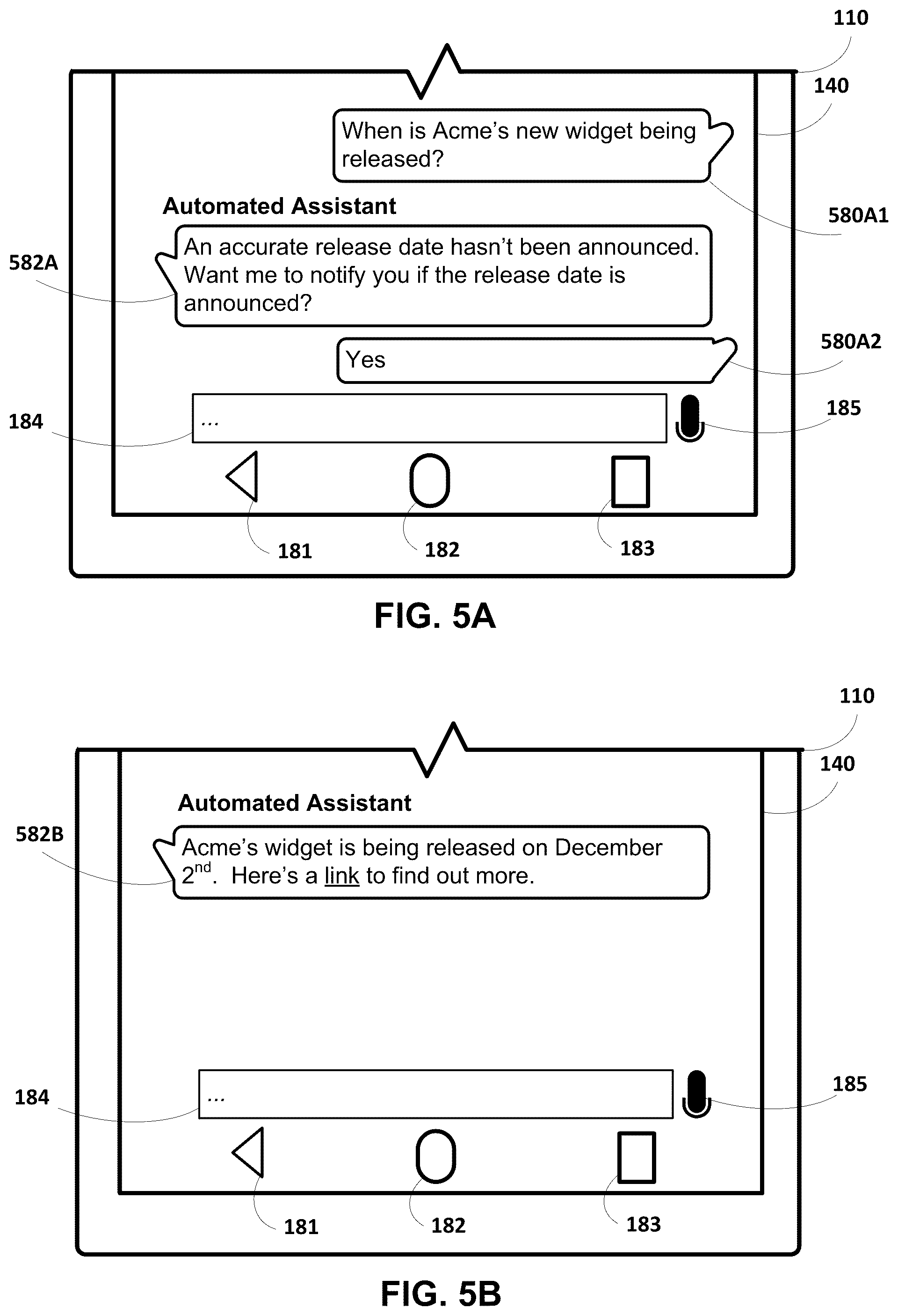 Patent US12437012 Figure 6 – Autonomously providing search results post-facto, including in assistant context
