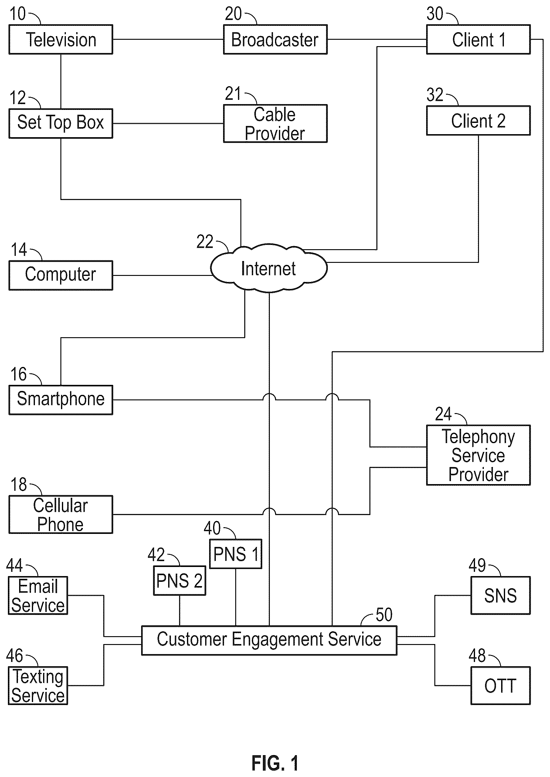 Patent US12437013 — Systems and methods for presenting information within a software application or website — Figure 1