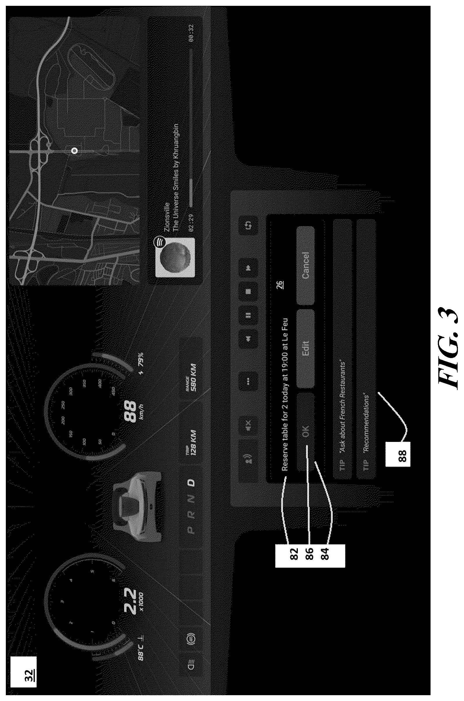 Patent US12437014 Figure 3 – Proactive multi-modal automotive concierge