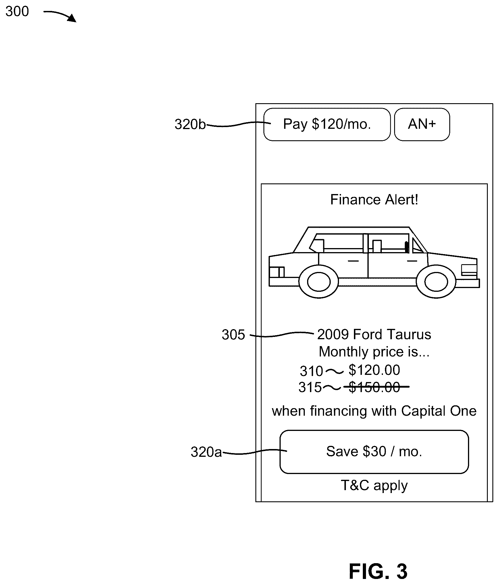 Patent US12437018 Figure 7 – Web browser plugin redirecting to a website for a vehicle database