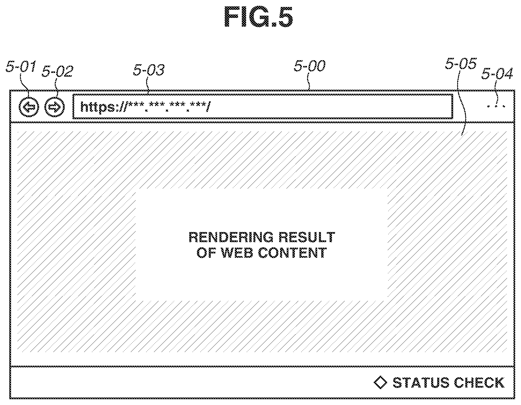 Patent US12437019 Figure 6 – Web browsing system, communication terminal, image generation server