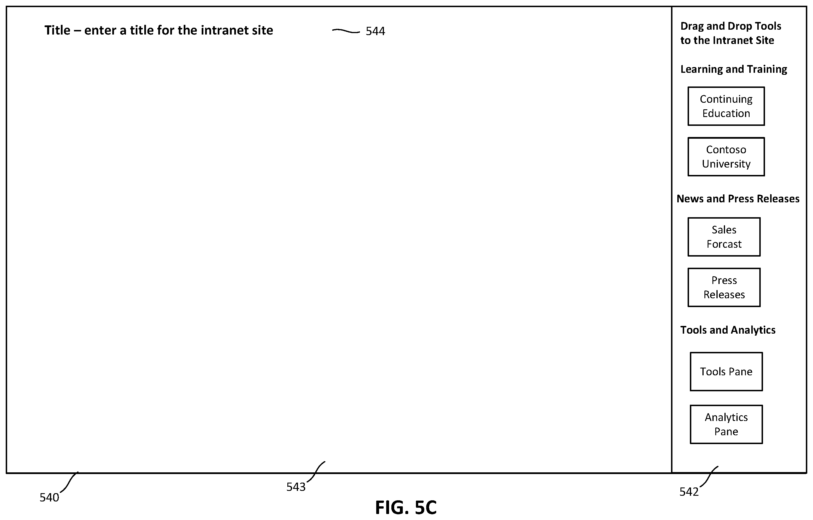 Patent US12437034 Figure 19 – Multiple targeted intranet and employee engagement experiences within a tenant