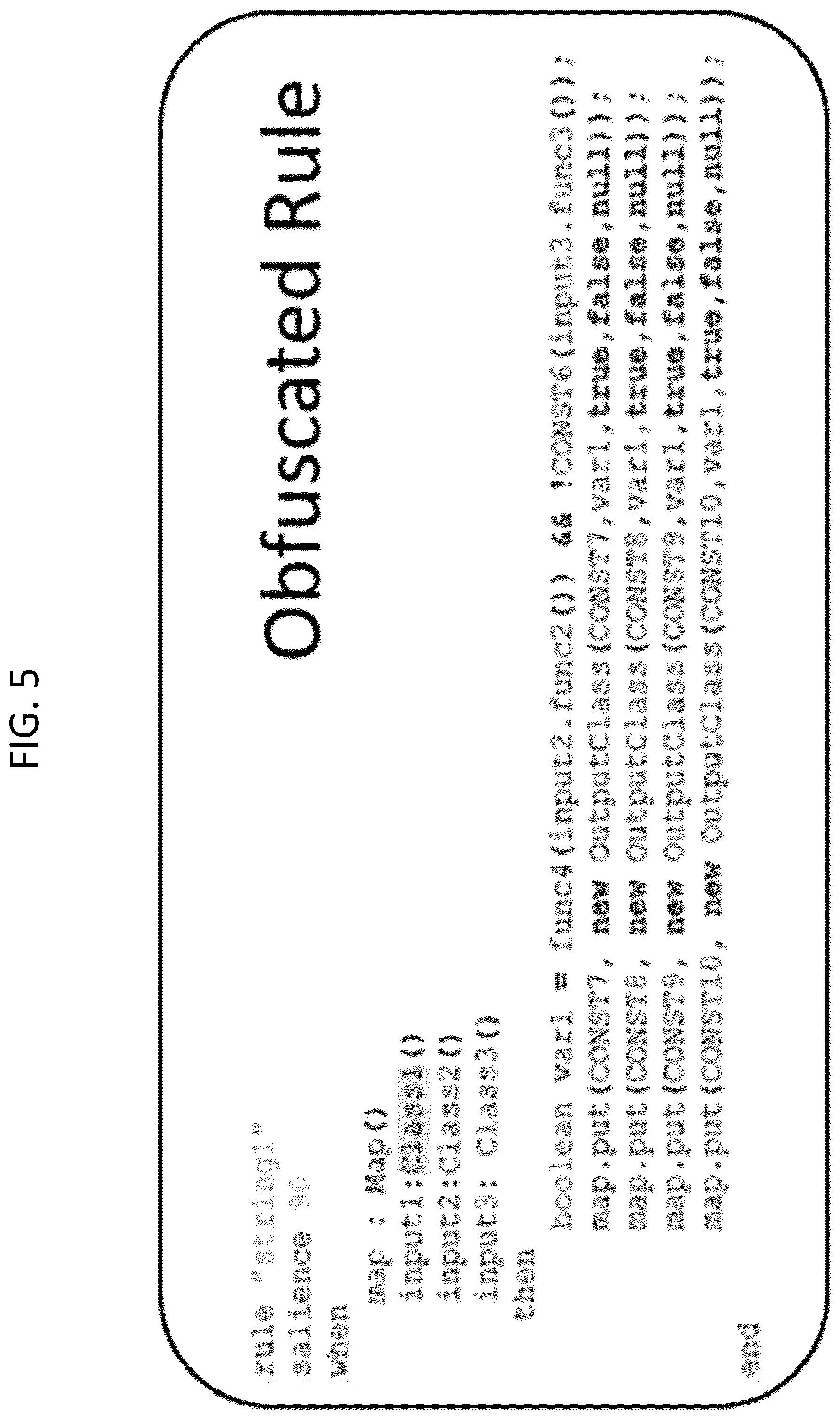 Patent US12437035 Figure 5 – System and method for automating conversion of policy rules to spreadsheets while maintaining data security