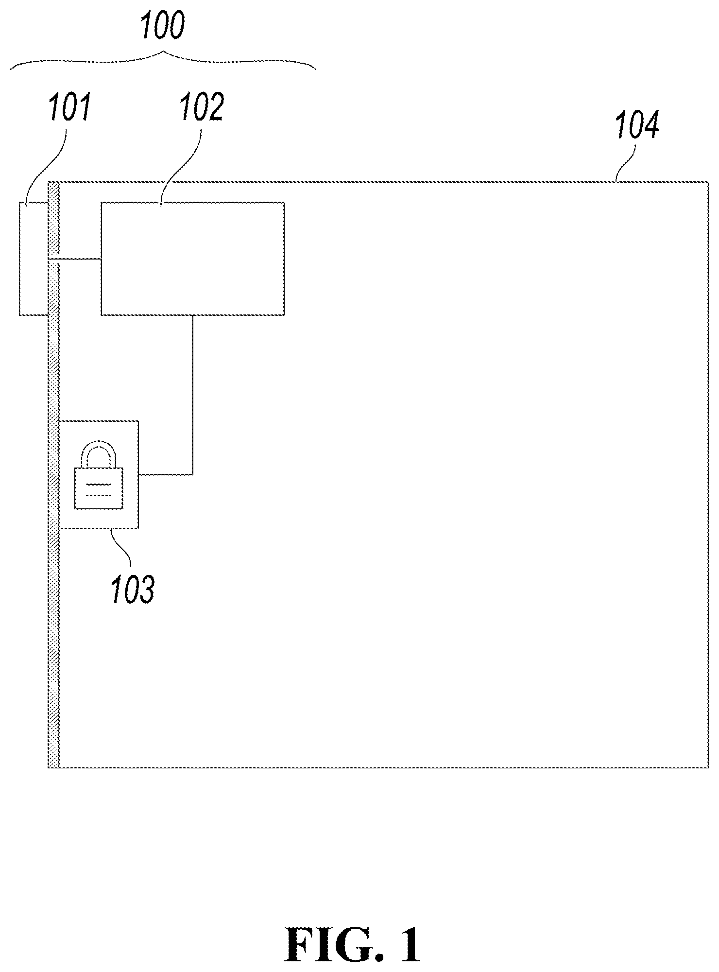 Patent US12437038 Figure 1 – Security verification devices and security verification methods, apparatuses, and media