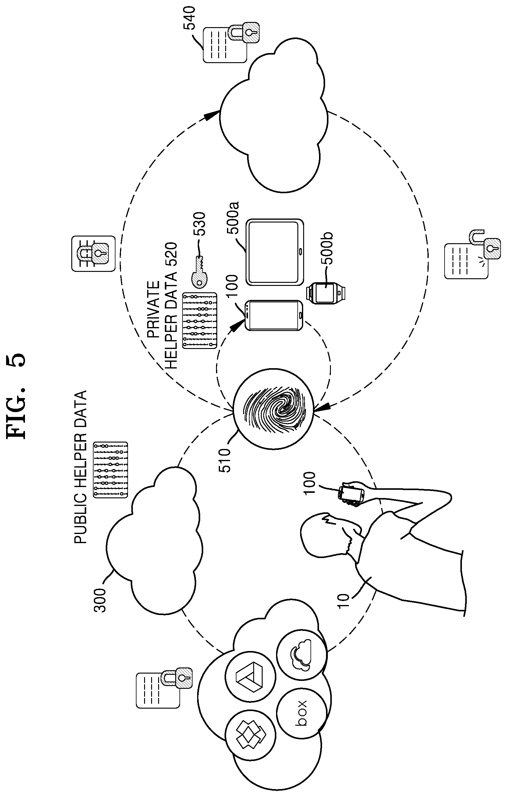 Patent US12437046 Figure 5 – Method, apparatus, and recording medium for performing authentication