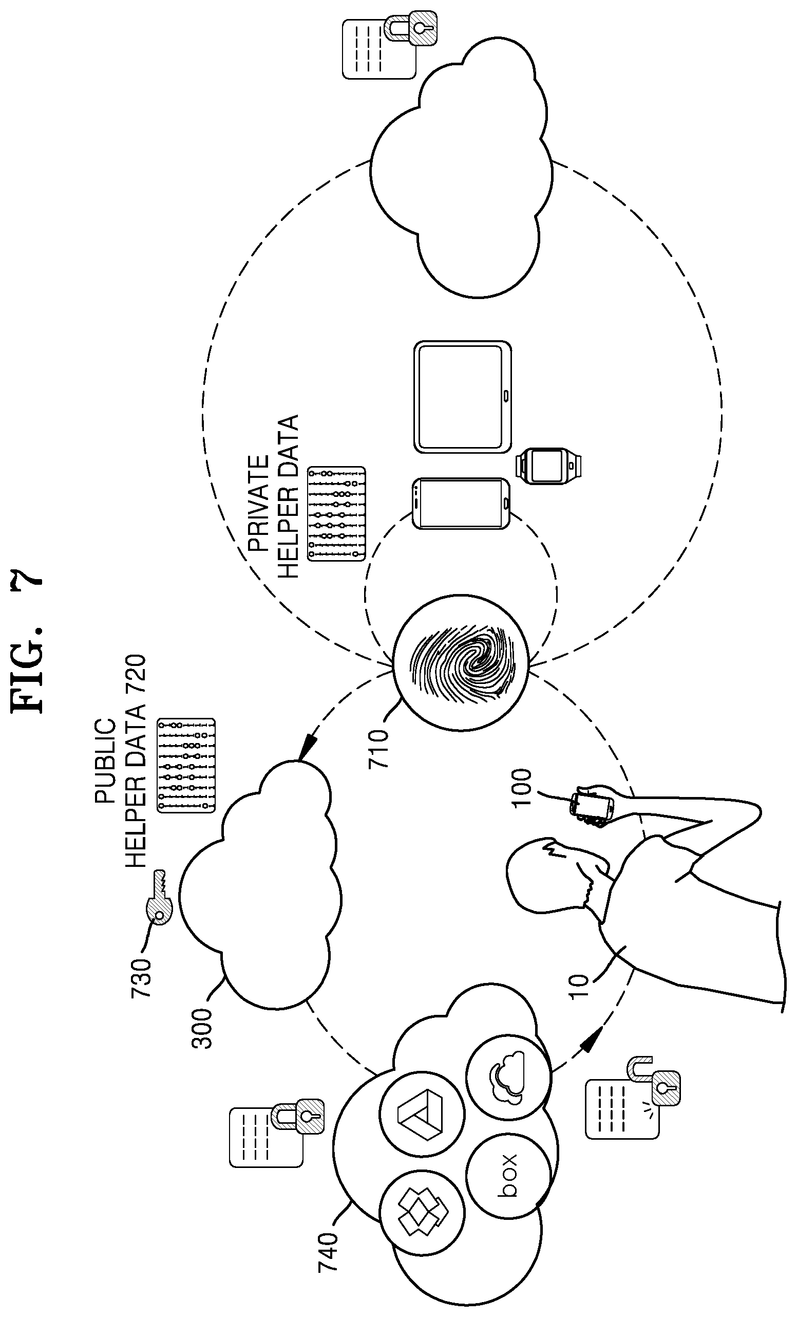 Patent US12437046 Figure 7 – Method, apparatus, and recording medium for performing authentication