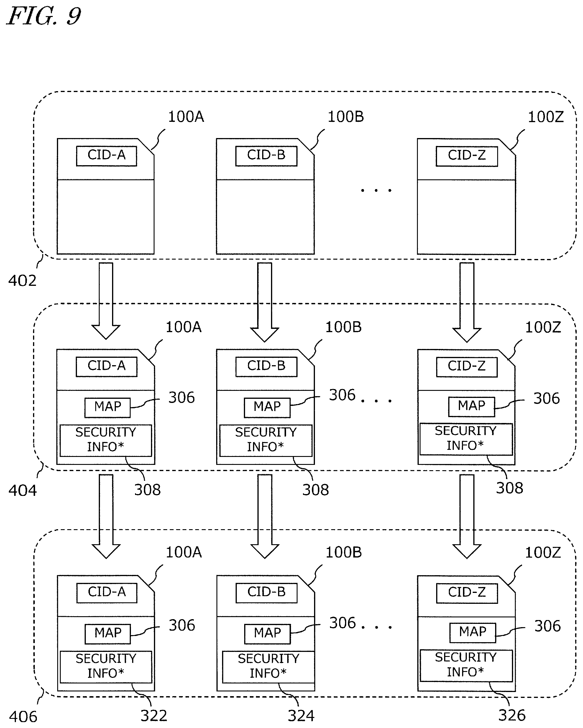 Patent US12437122 Figure 9 – Method and apparatus for producing recording medium and computer program