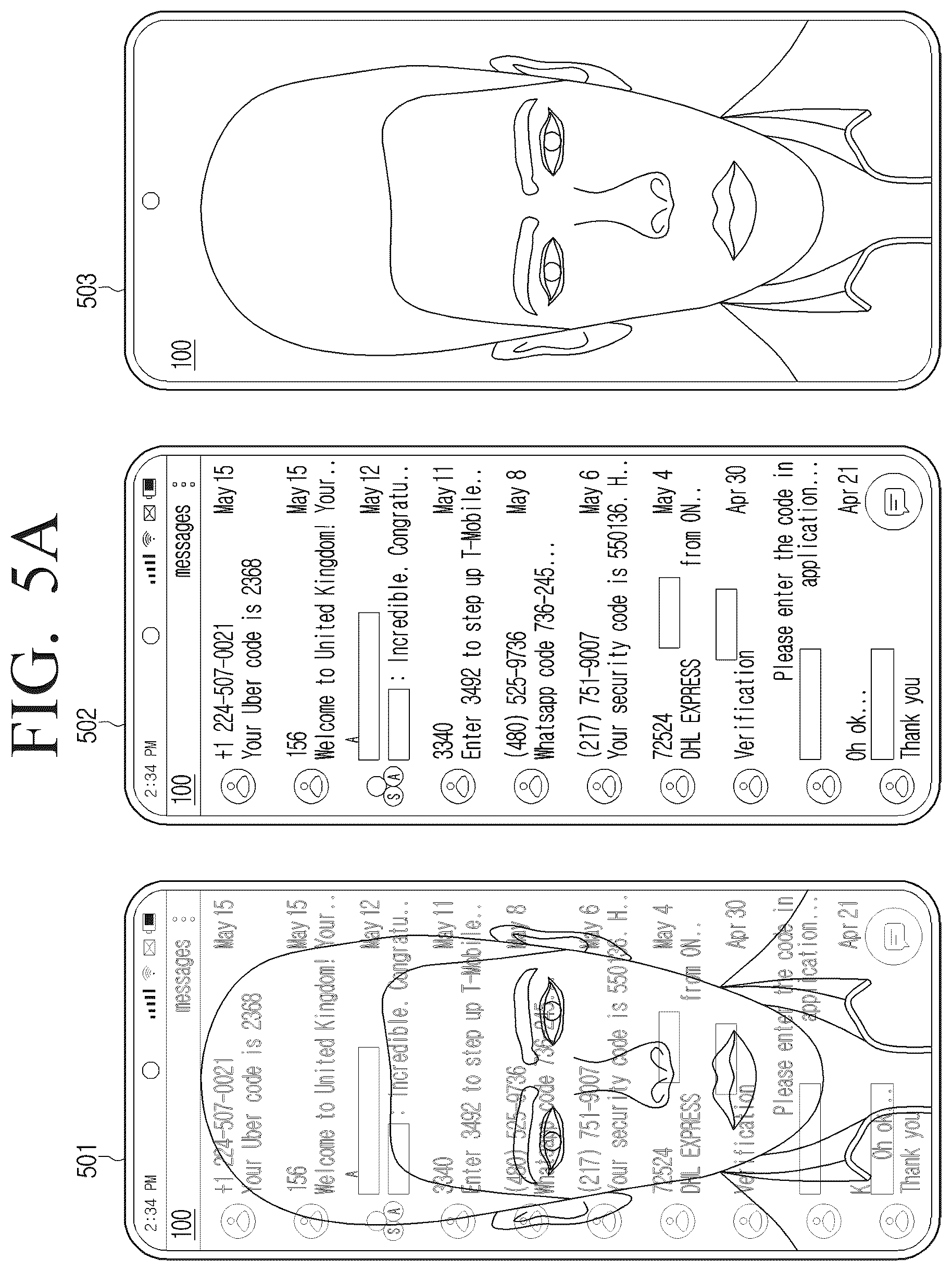 Patent US12437124 Figure 5 – Method and electronic device for securing display of confidential content