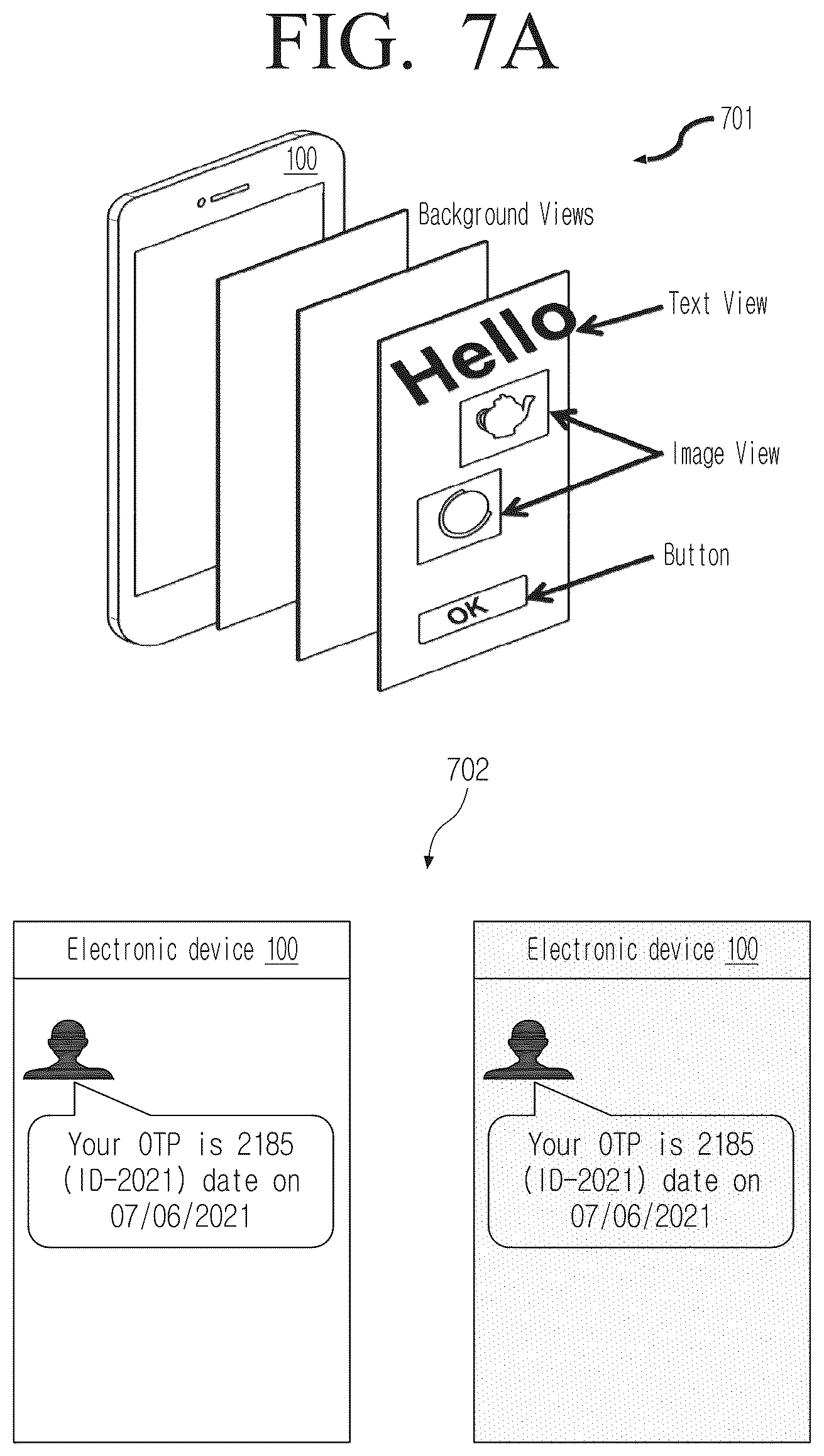 Patent US12437124 Figure 8 – Method and electronic device for securing display of confidential content