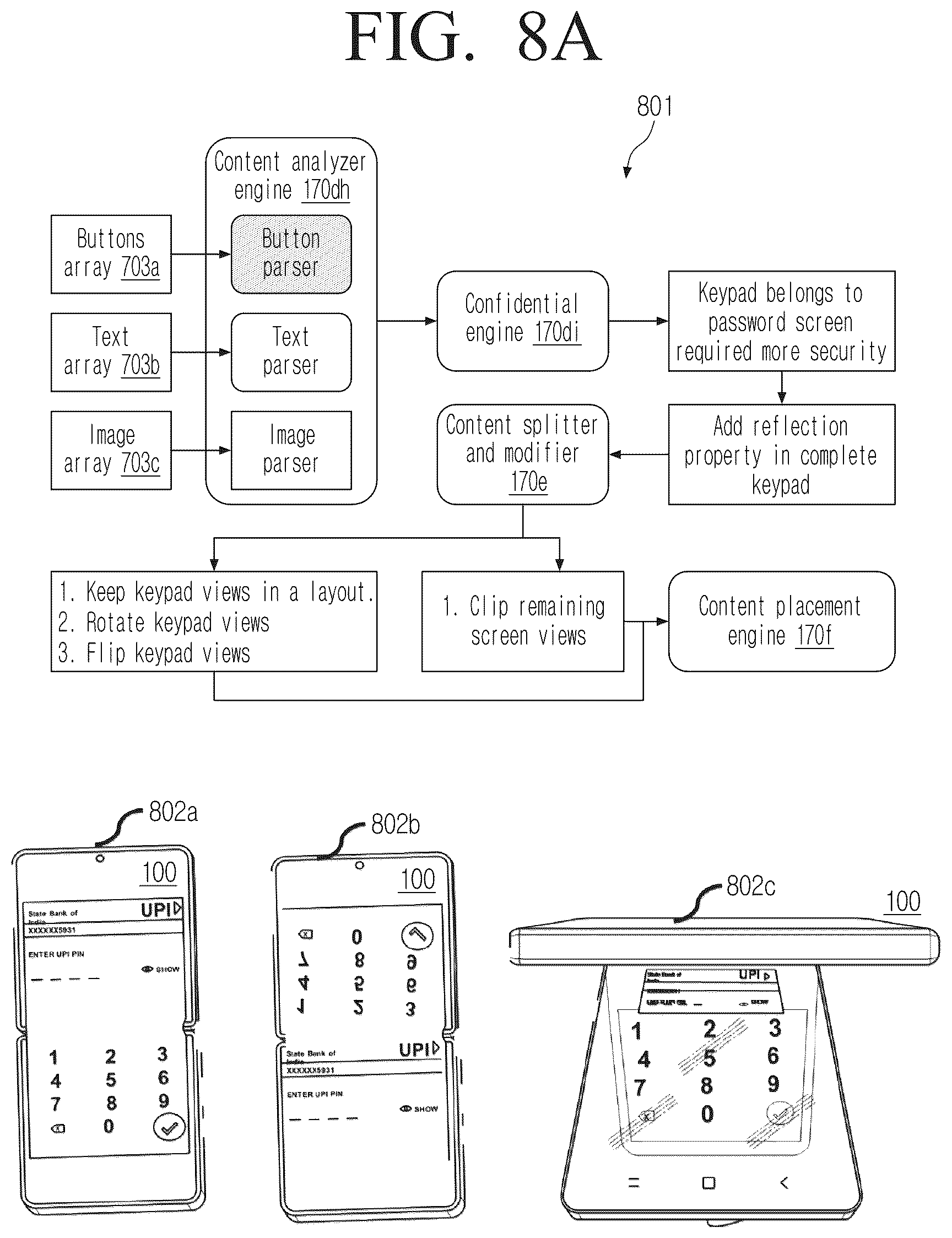 Patent US12437124 Figure 10 – Method and electronic device for securing display of confidential content