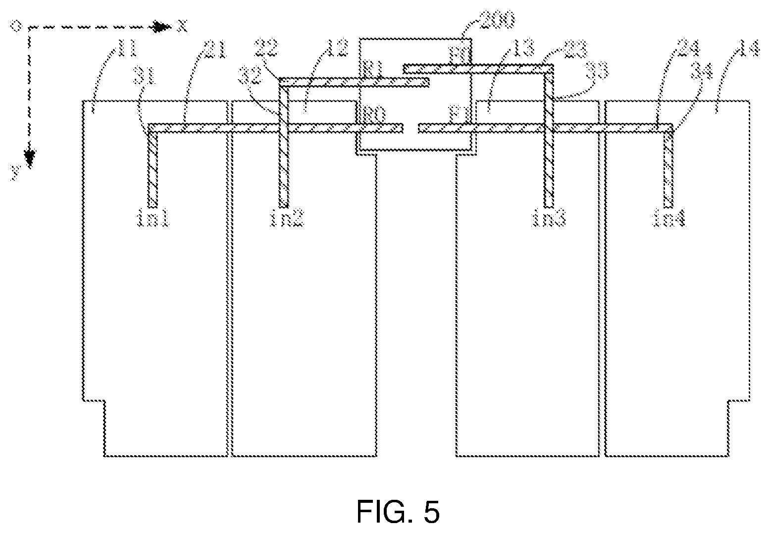 Patent US12437140 Figure 5 – Layout structure of clock tree circuitry and forming method thereof