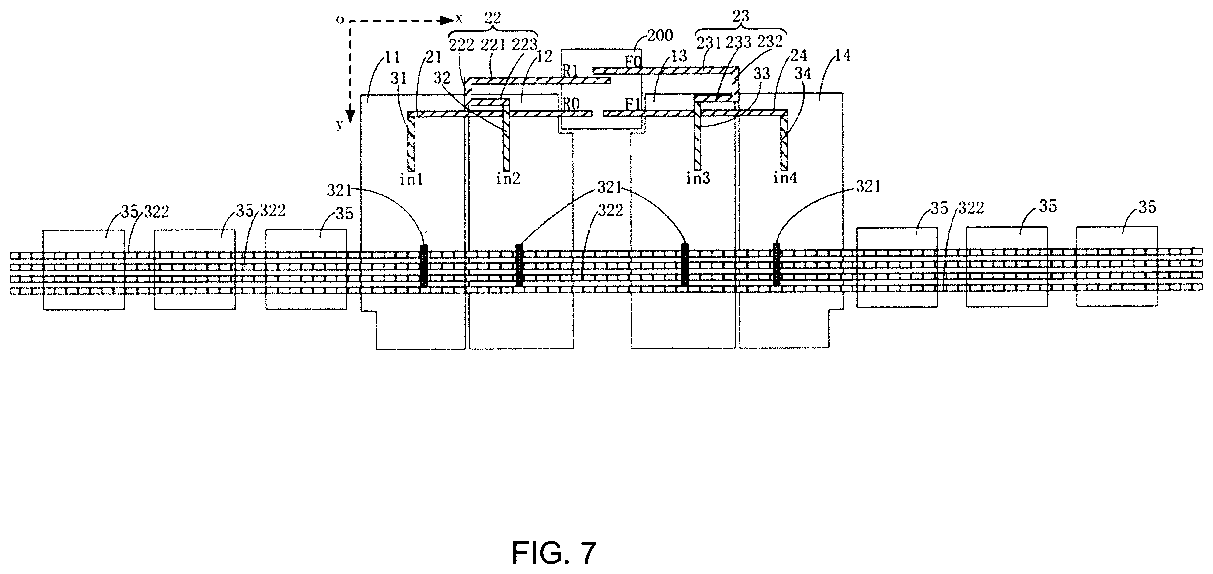 Patent US12437140 Figure 7 – Layout structure of clock tree circuitry and forming method thereof