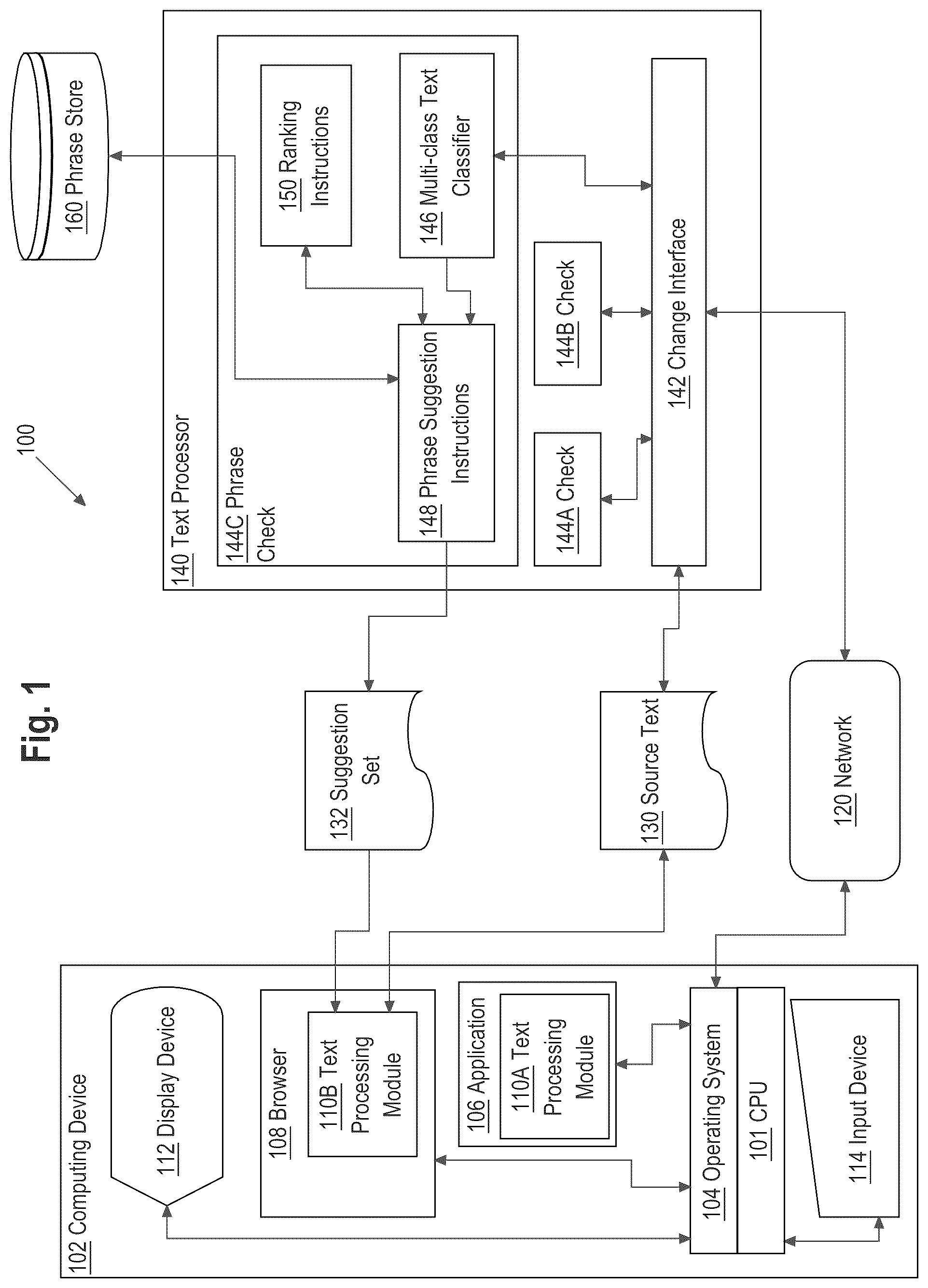 Patent US12437145 Figure 1 – Inferred event detection and text processing using transparent windows