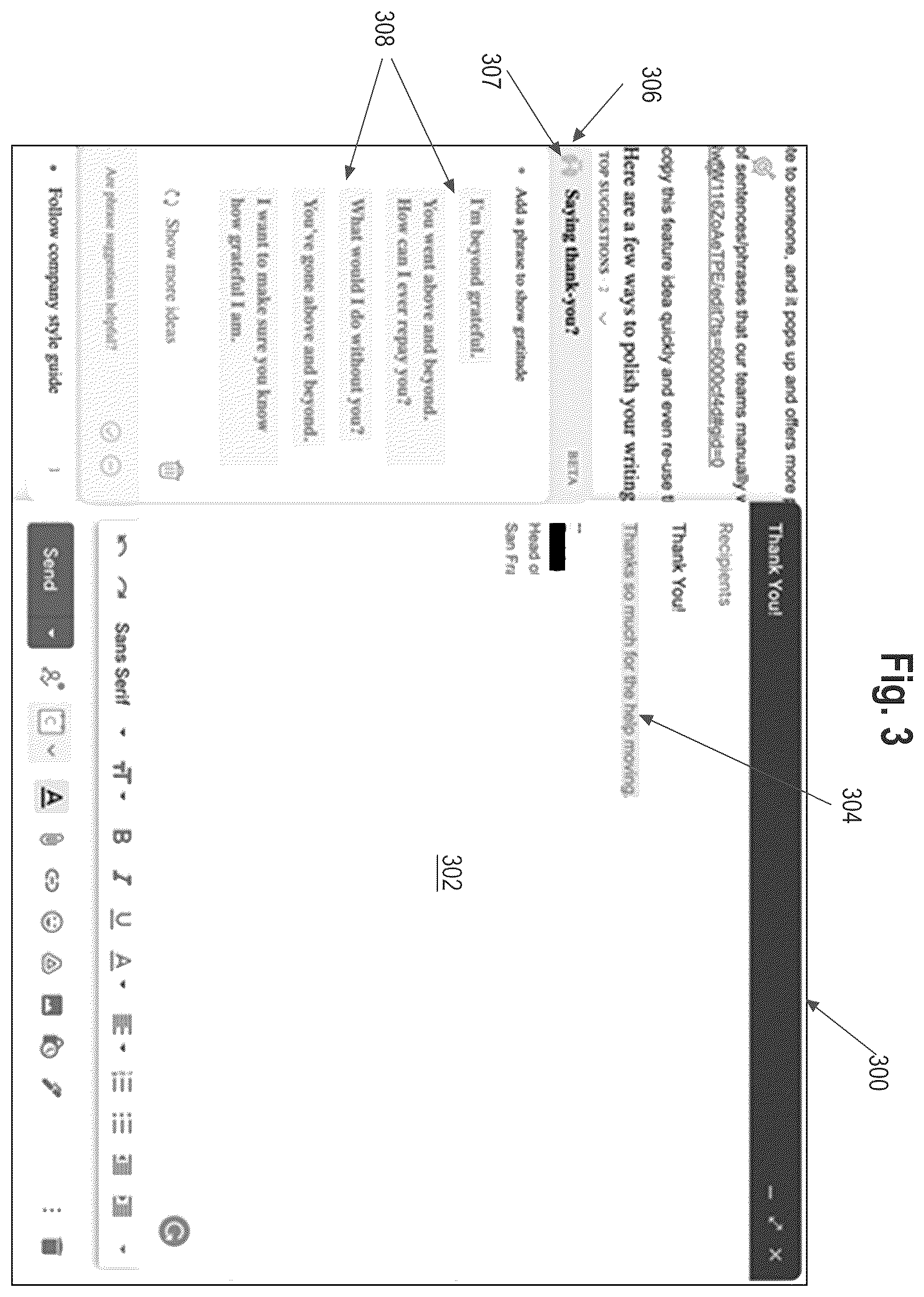 Patent US12437145 Figure 3 – Inferred event detection and text processing using transparent windows