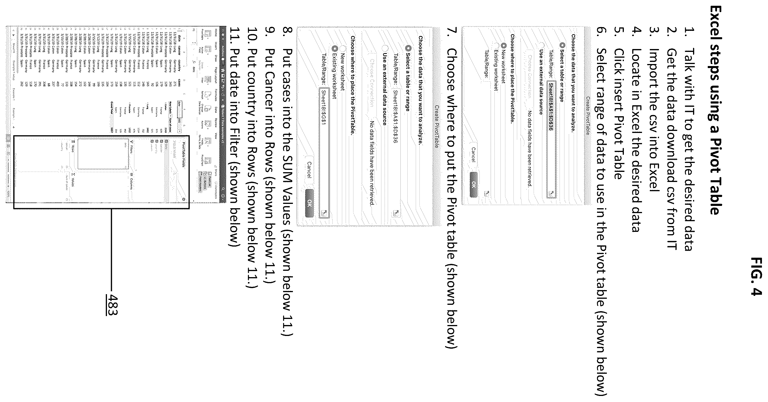Patent US12437148 Figure 4 – Method and system for improved ordering of output from spreadsheet analytical functions