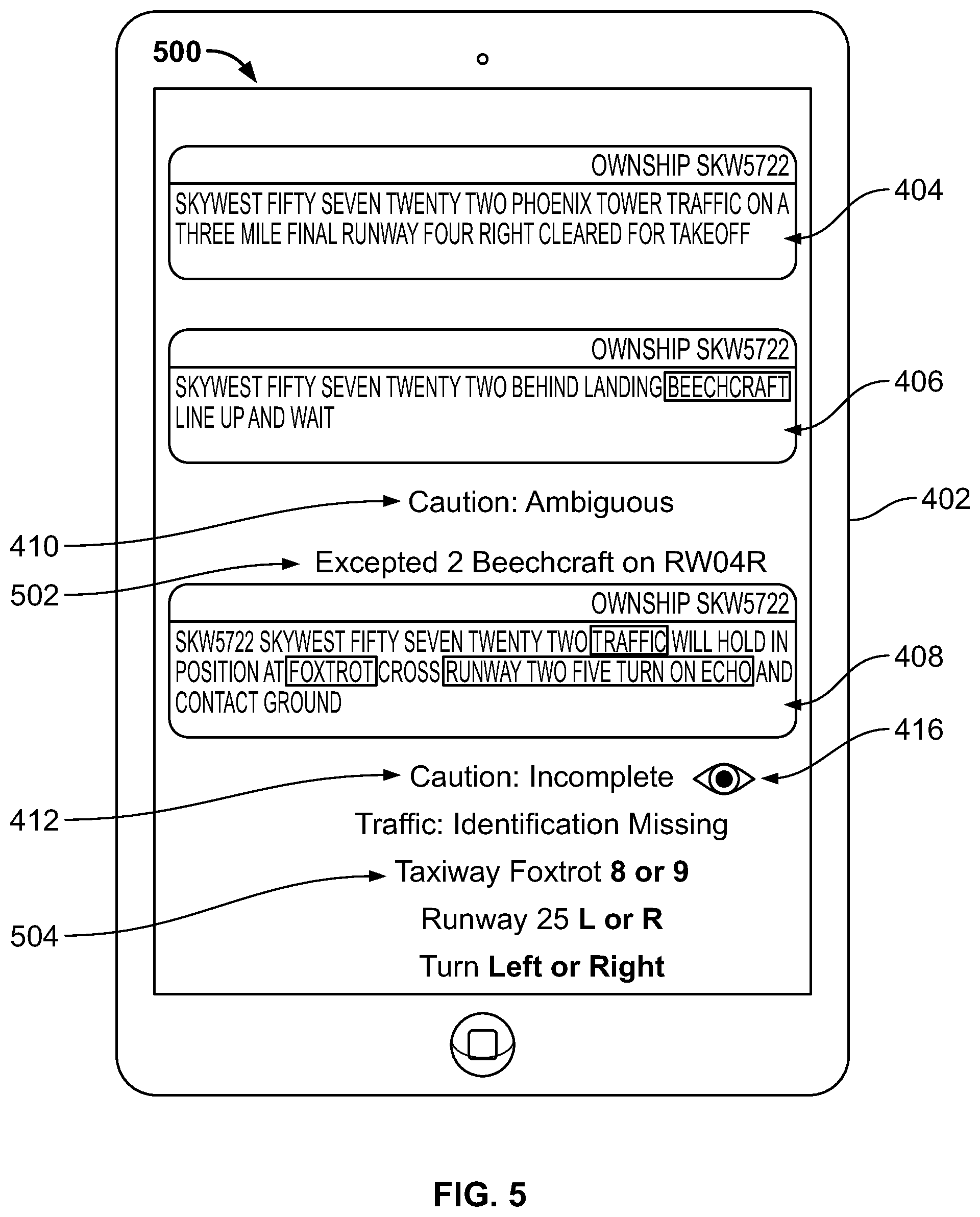 Patent US12437156 Figure 5 – Transcription systems and methods for challenging clearances