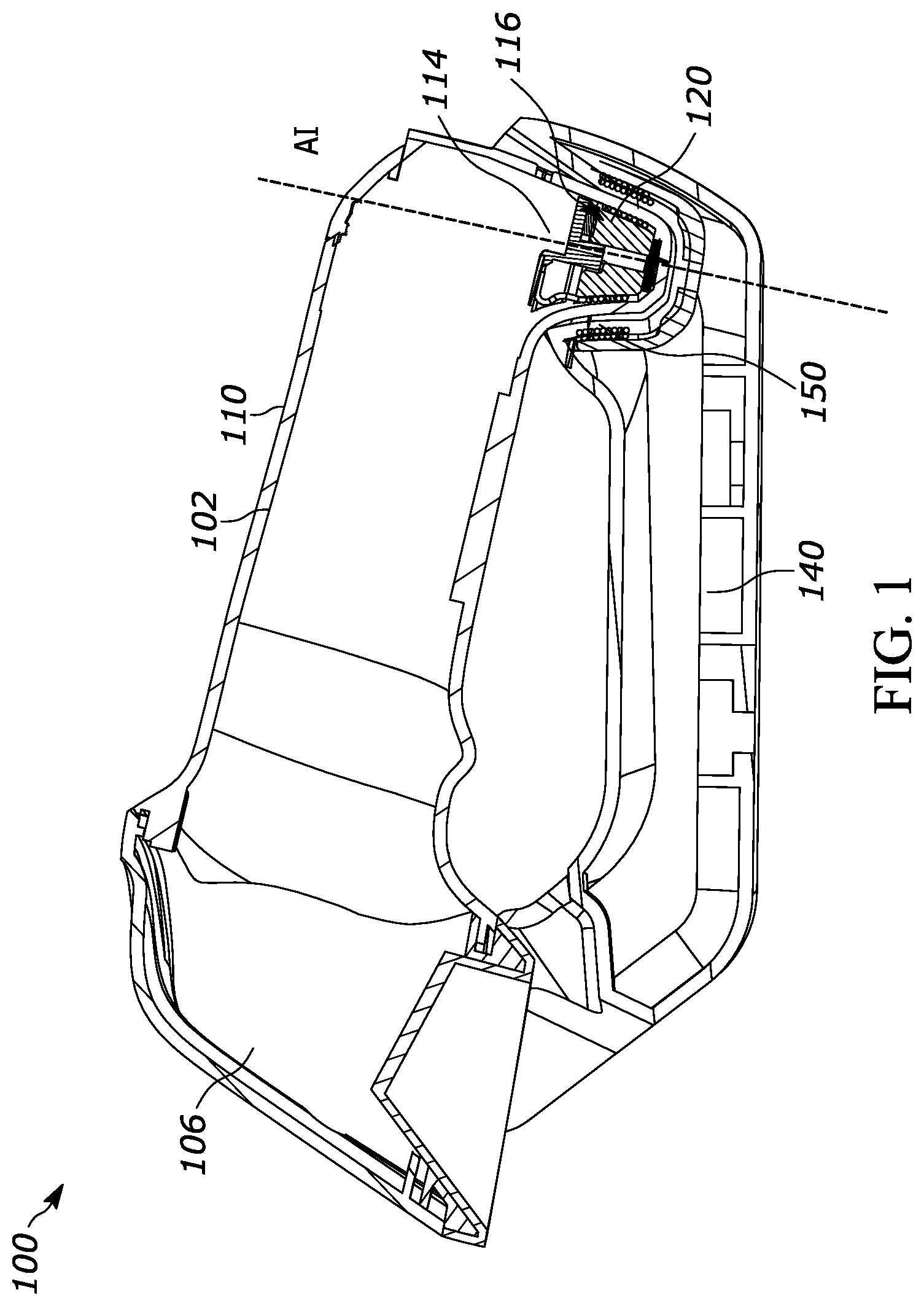 Patent US12437164 Figure 1 – Barcode scanning devices having wireless charging capabilities