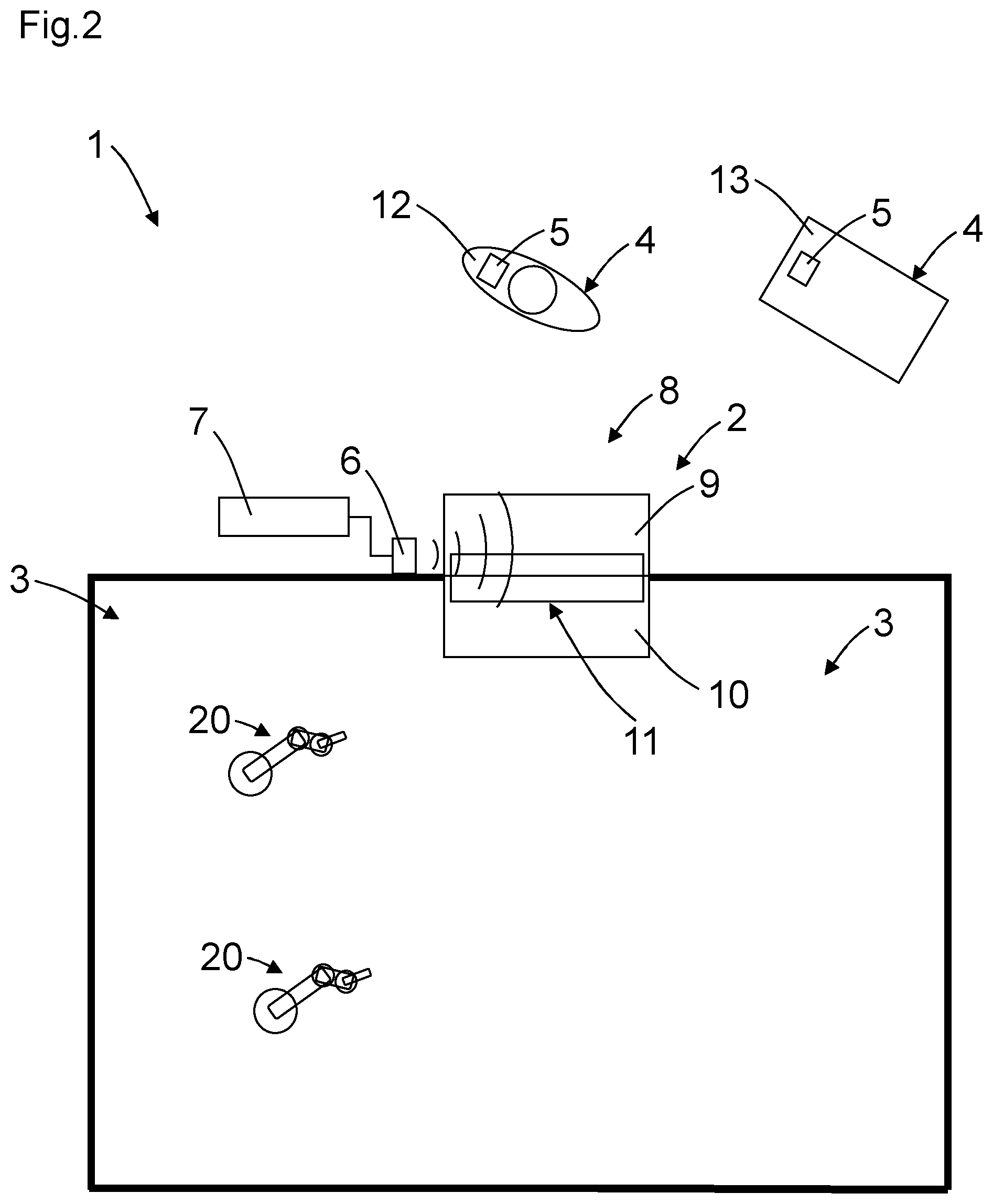 Patent US12437165 Figure 2 – Safety system and method using a safety system