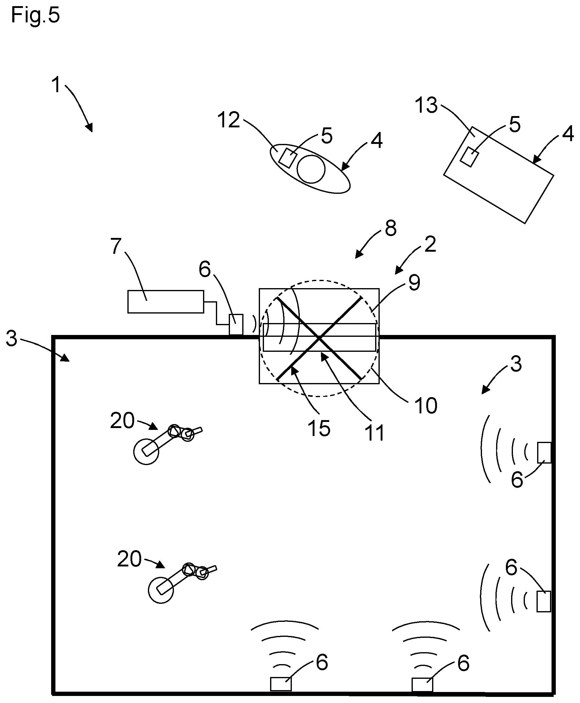 Patent US12437165 Figure 5 – Safety system and method using a safety system